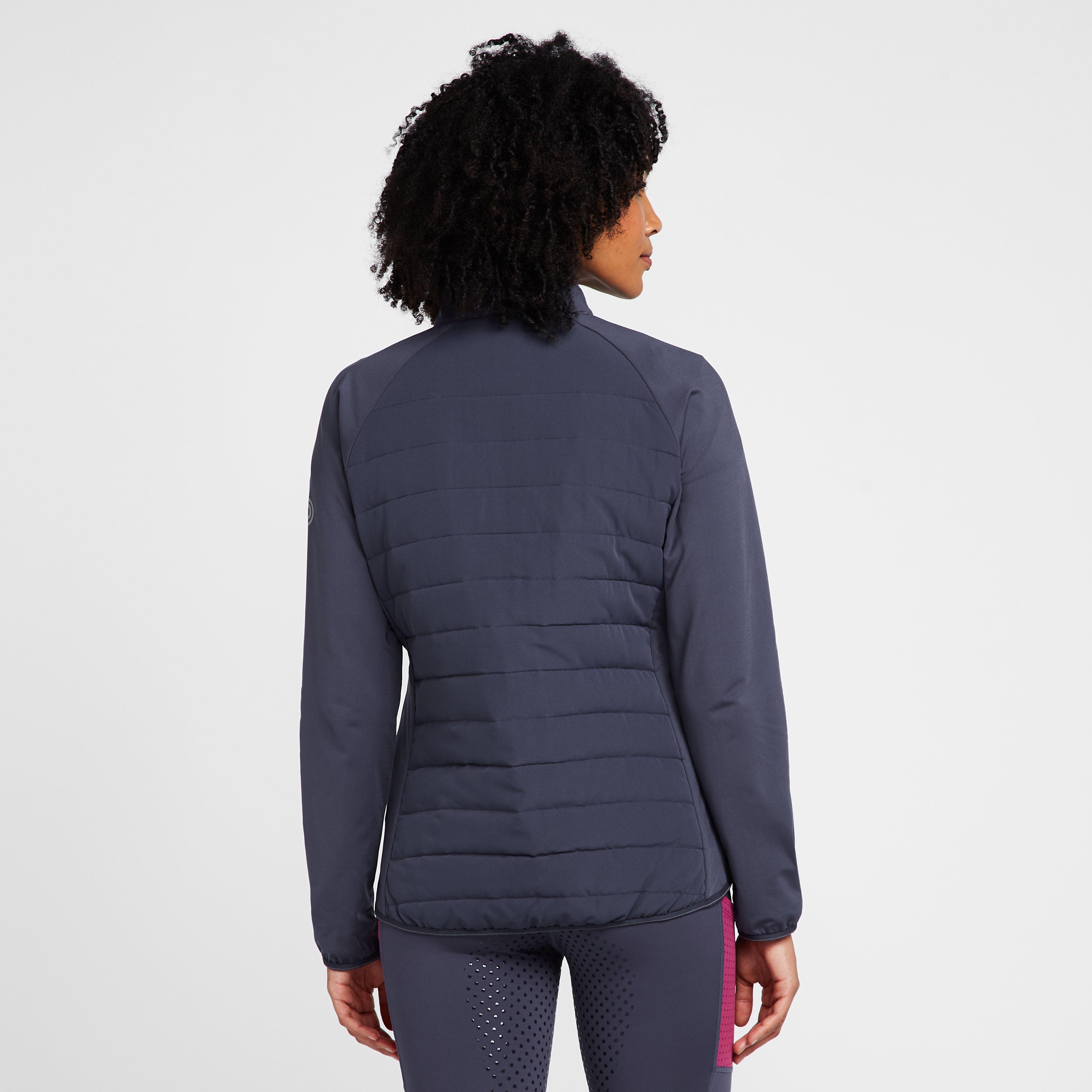 Womens Ellen Combination Puffer Jacket Blueberry/Navy
