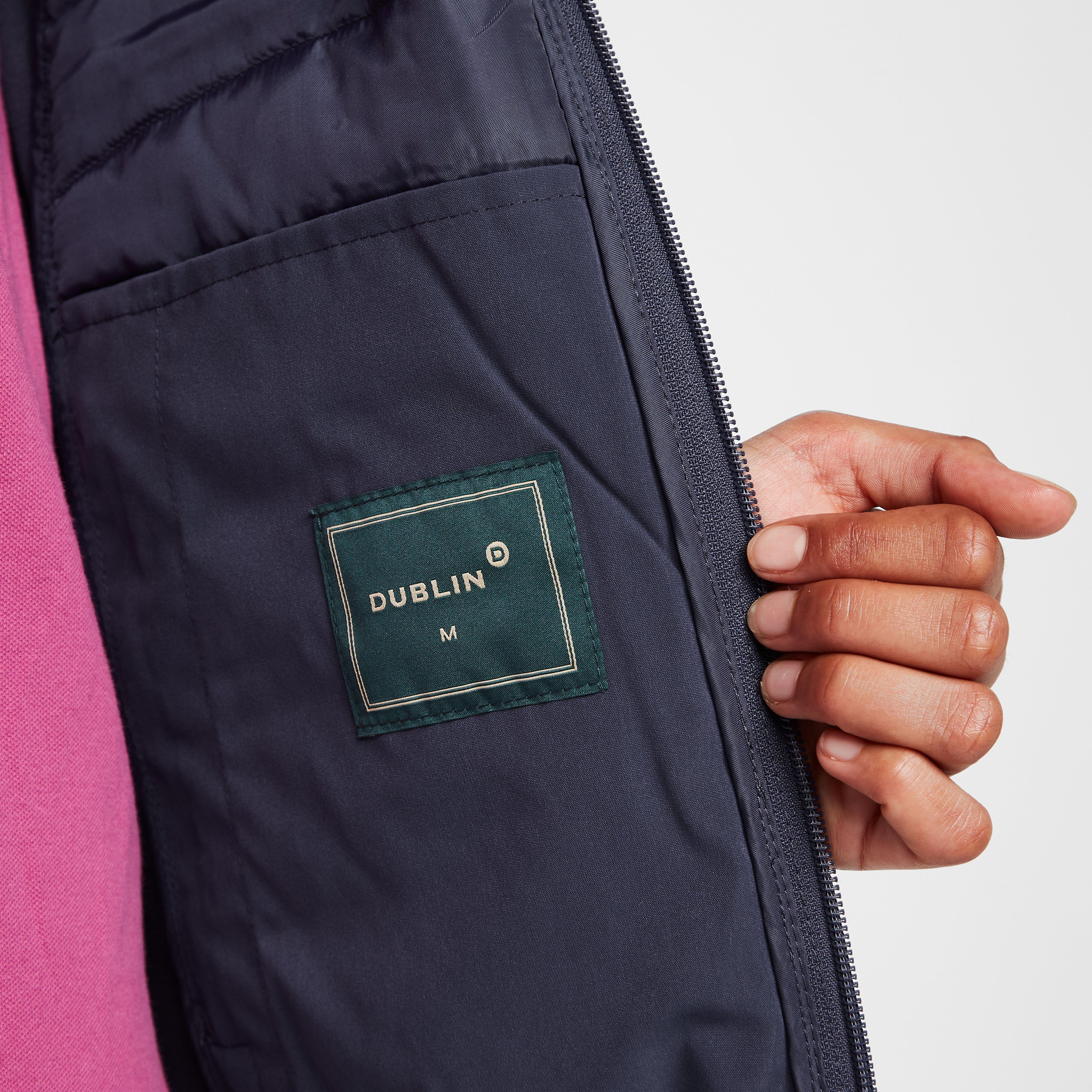 Womens Ellen Combination Puffer Jacket Blueberry/Navy