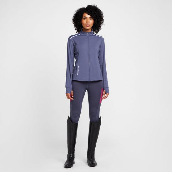 Womens Kendra Full Zip Tech Training Jacket Blueberry/Navy