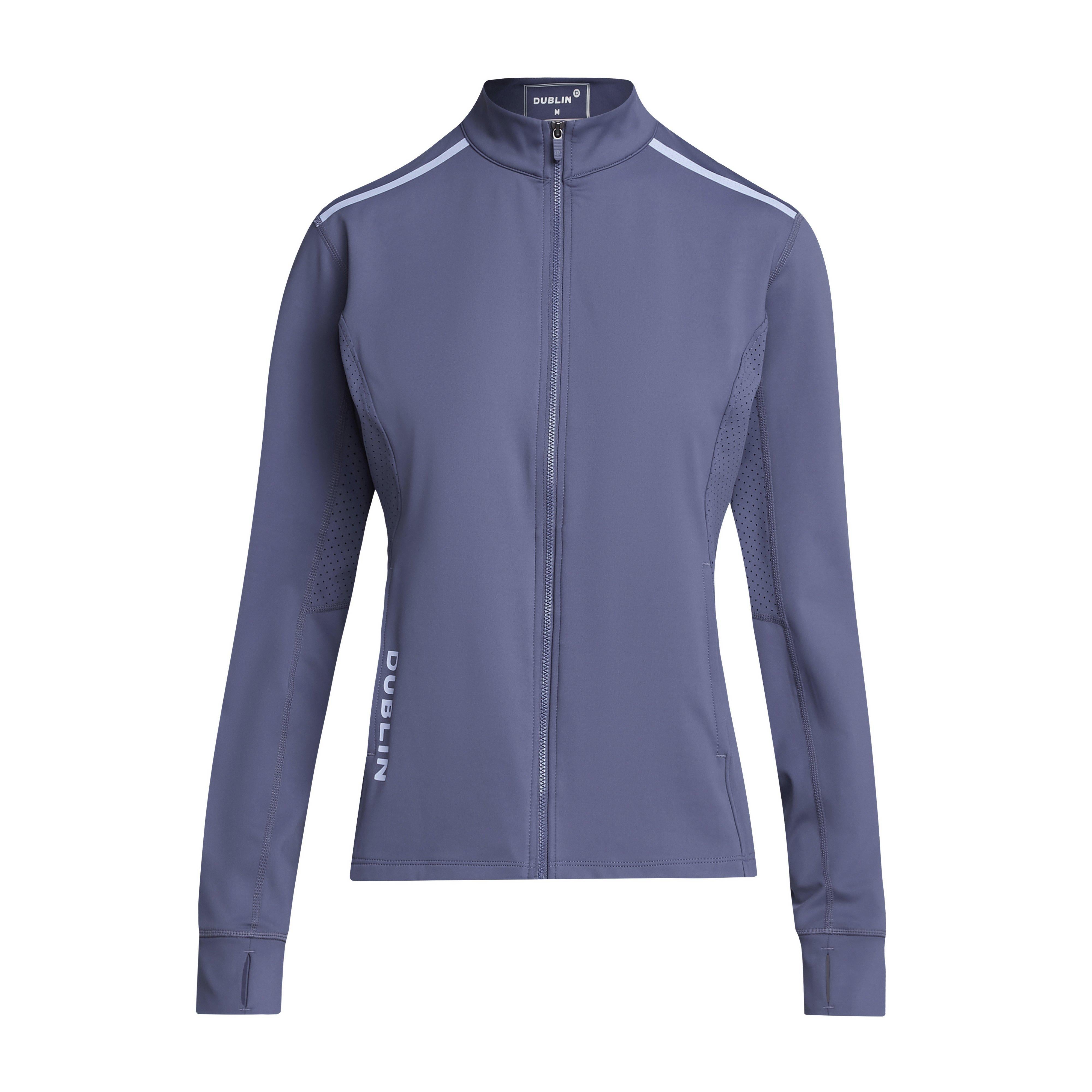 Womens Kendra Full Zip Tech Training Jacket Blueberry/Navy