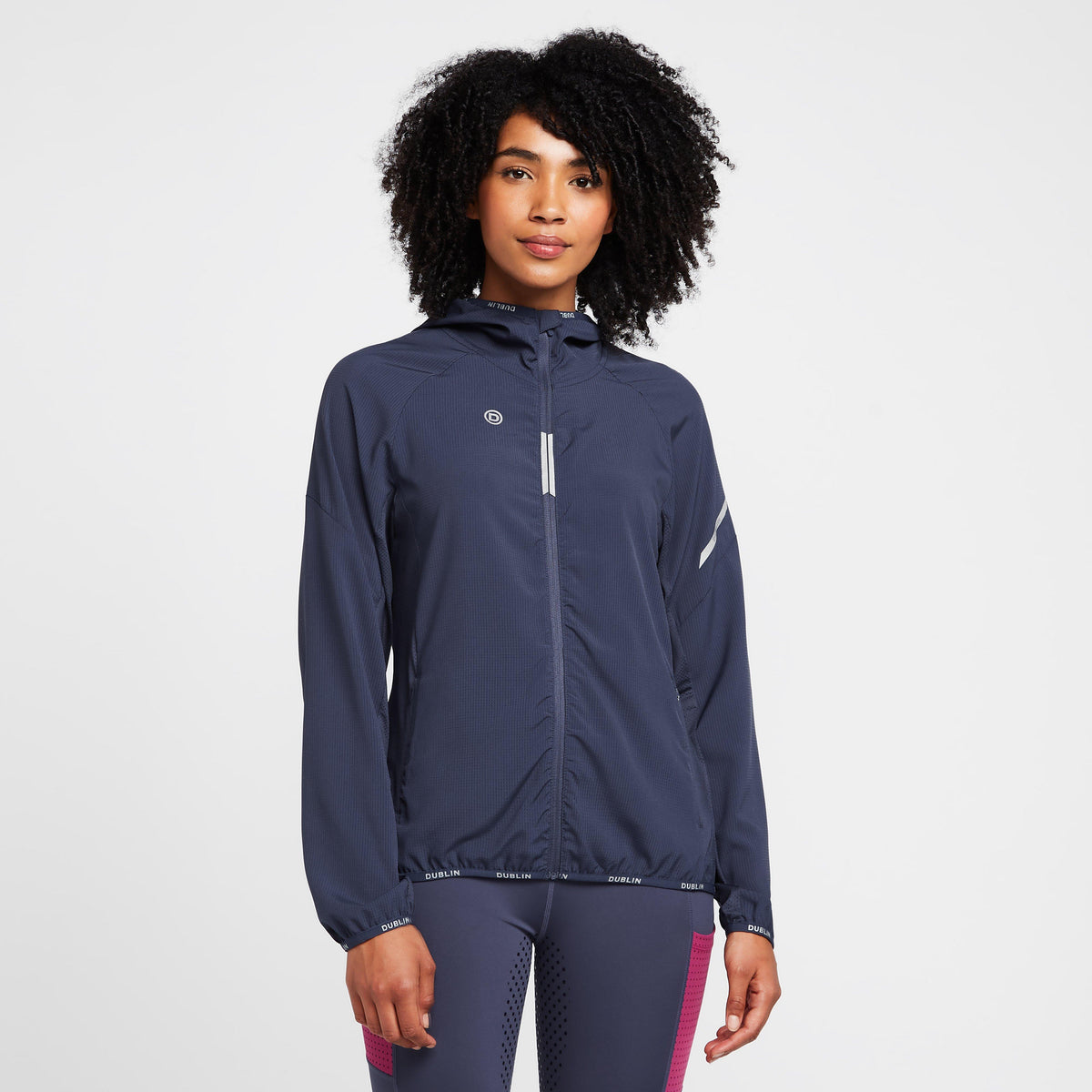 Womens Layla Showerproof Jacket Blueberry/Navy
