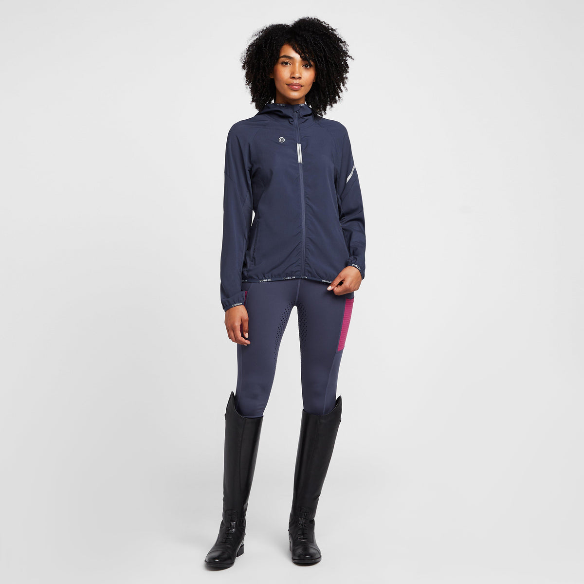 Womens Layla Showerproof Jacket Blueberry/Navy