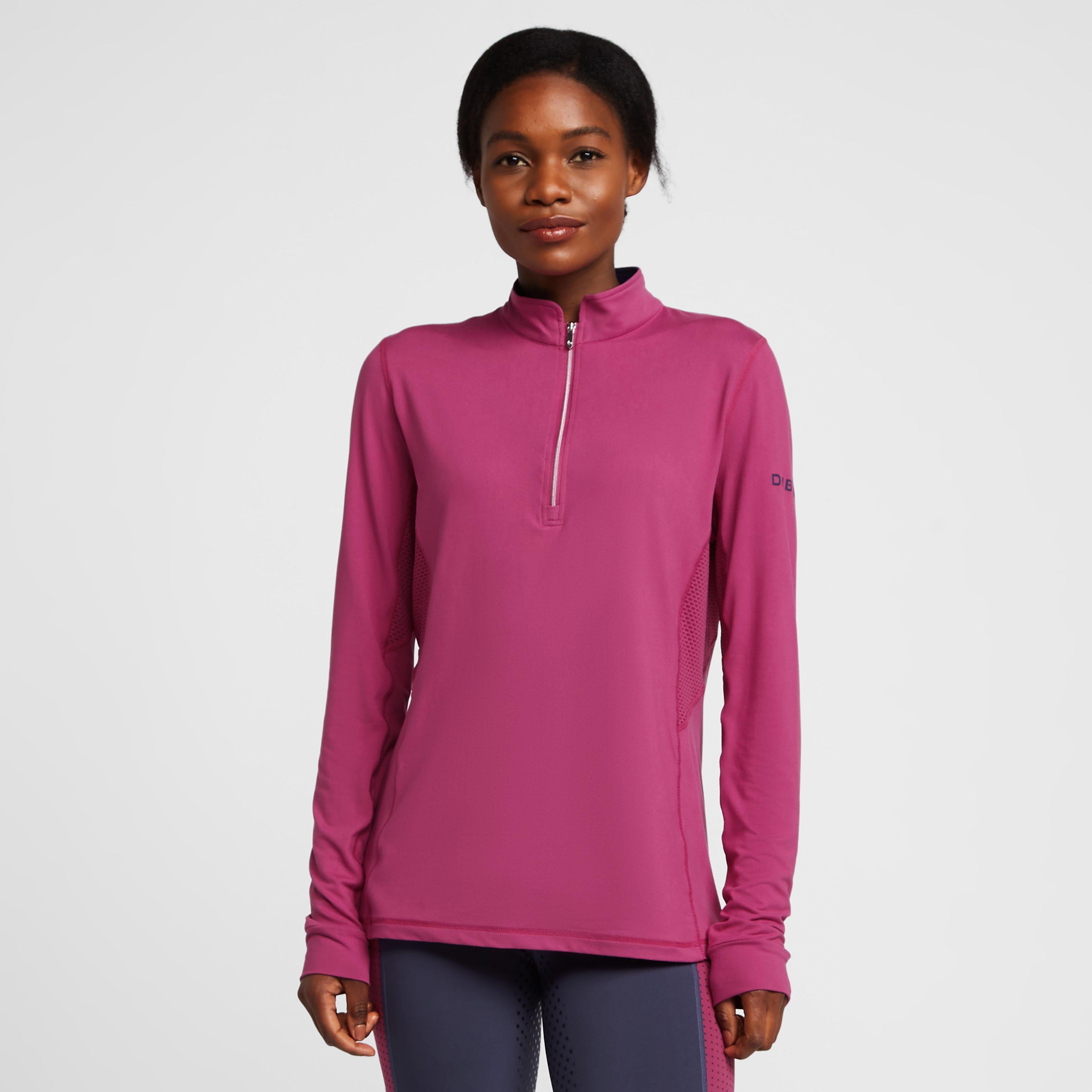 Womens Kylee Long Sleeve Top II Red Violet
