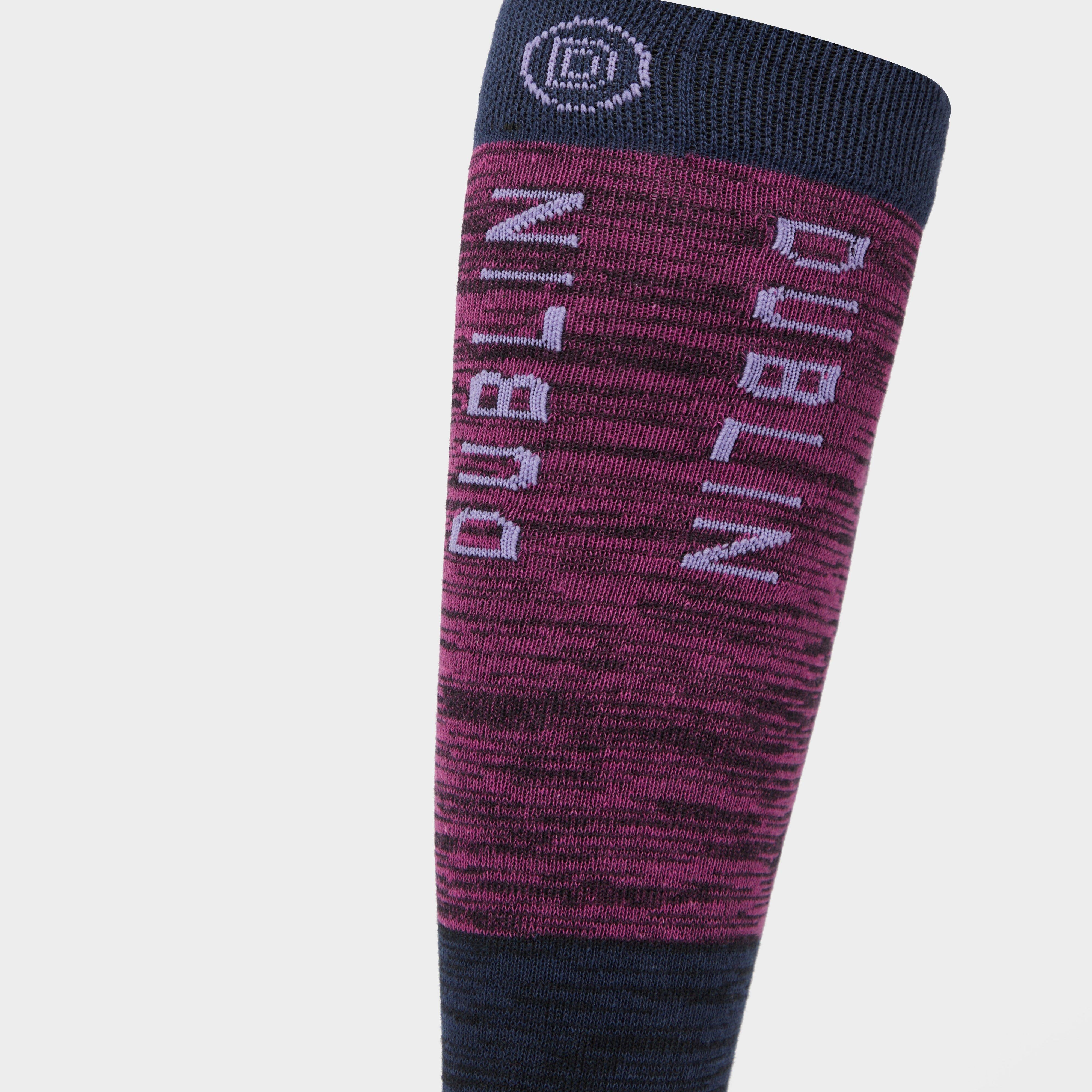 3 Pack Socks Red Violet Ombre