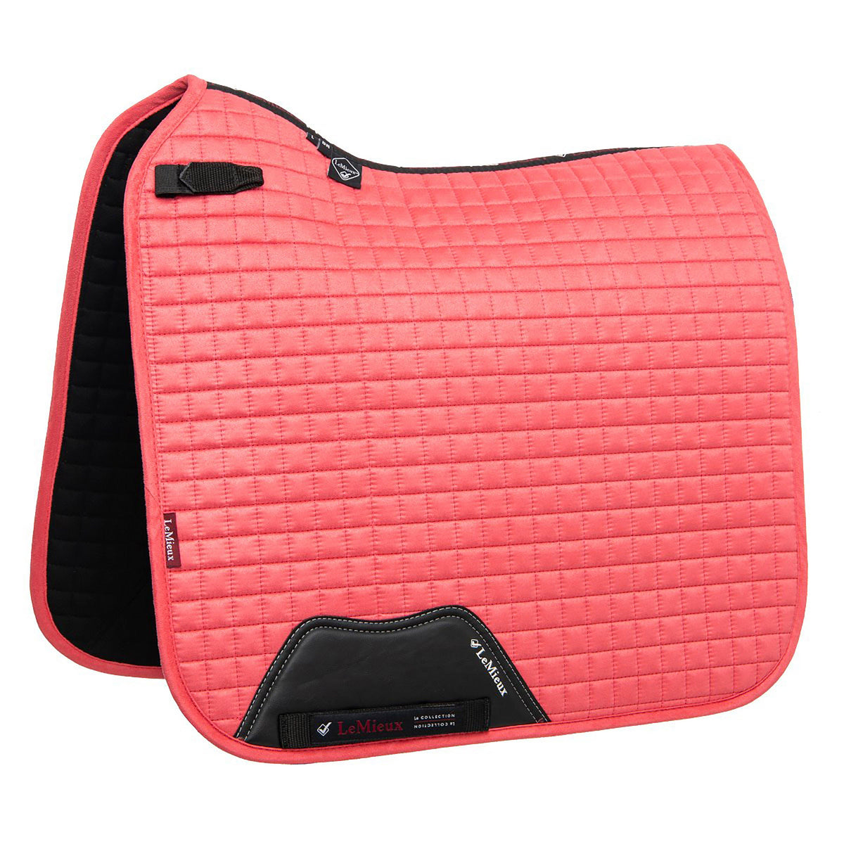 Suede Dressage Saddle Pad Papaya