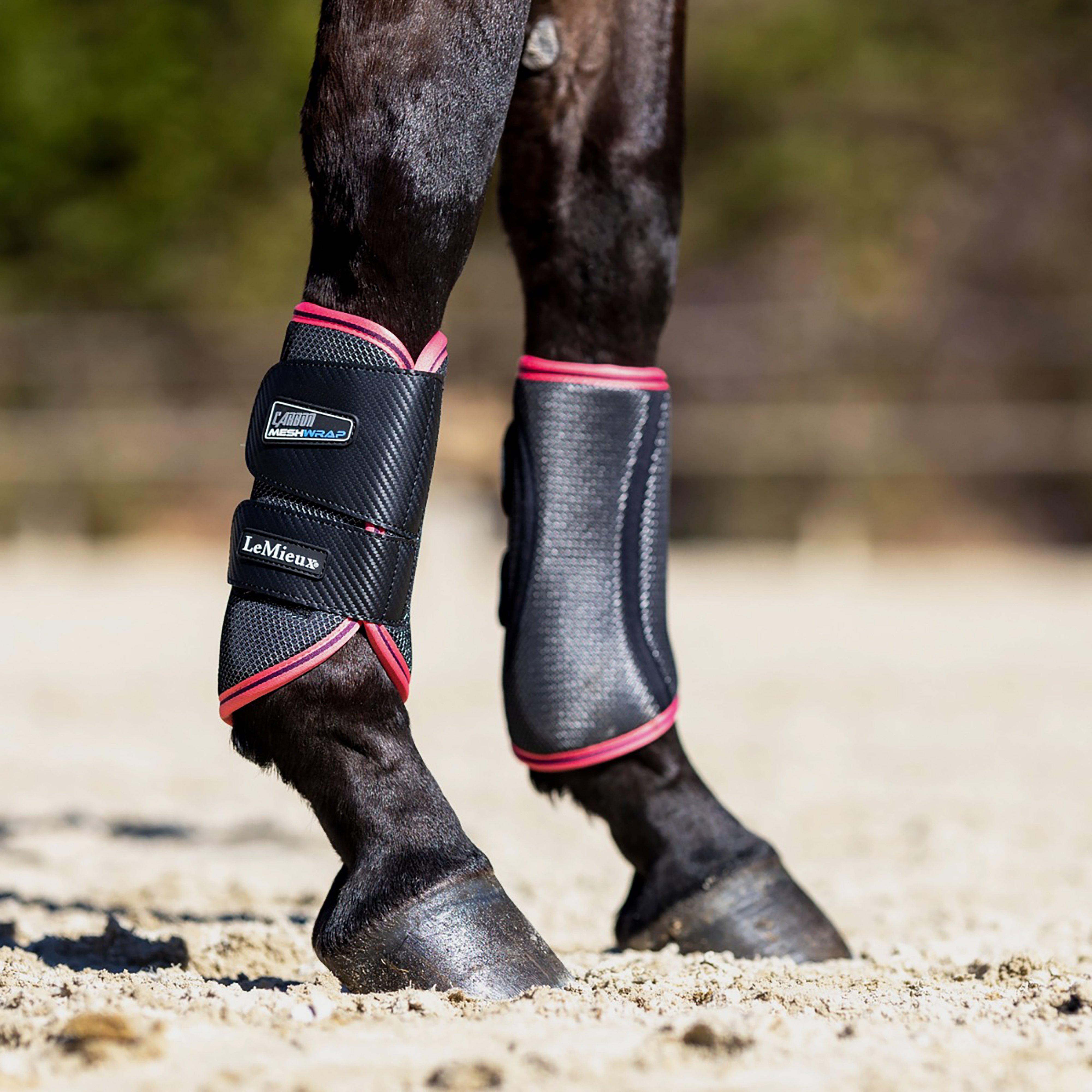 Carbon Mesh Wrap Boots Black/Papaya