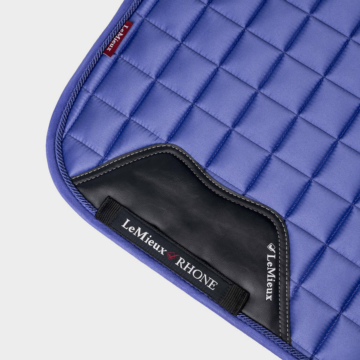 Loire Memory Satin Dressage Square Saddle Pad Bluebell