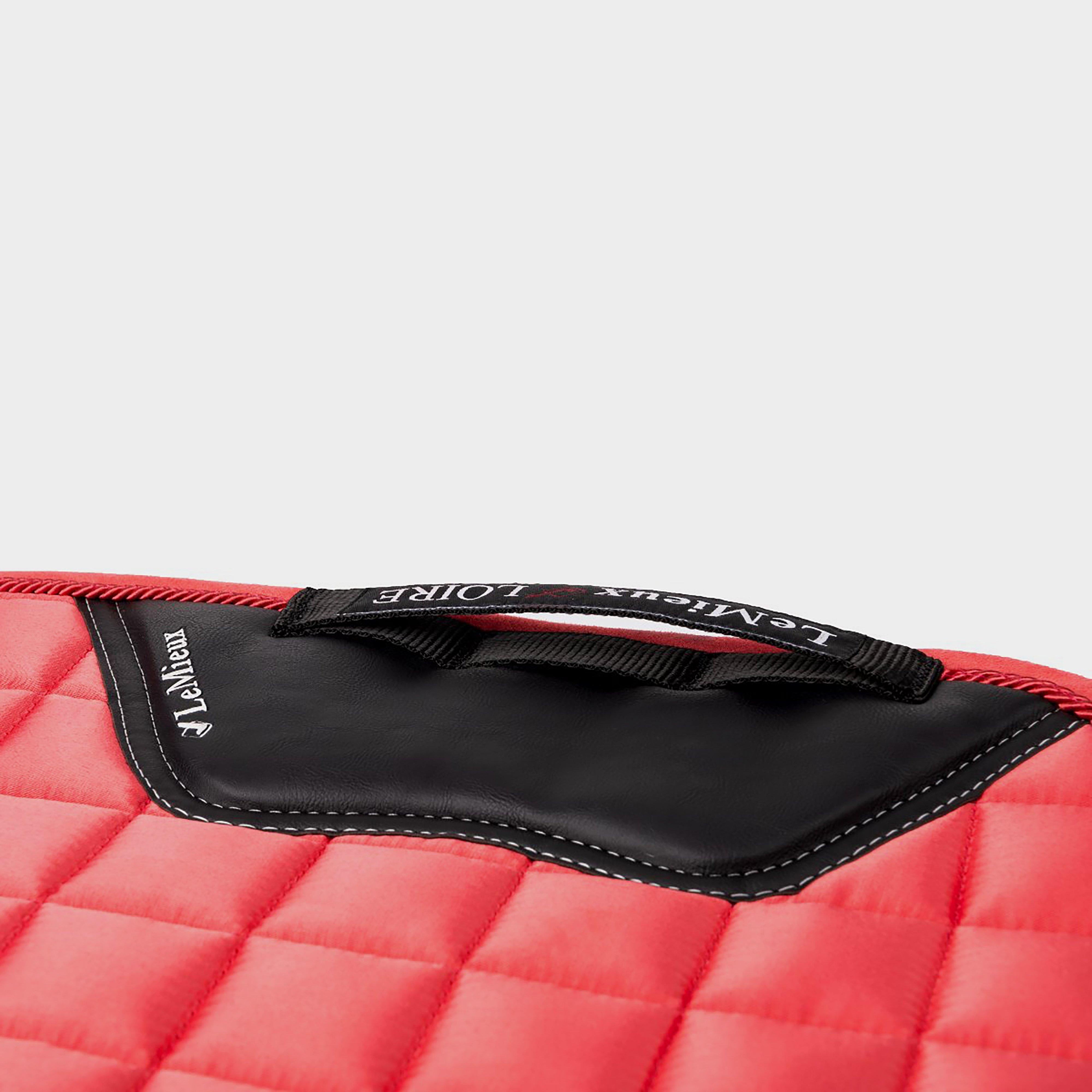 Loire Memory Satin Dressage Square Saddle Pad Papaya