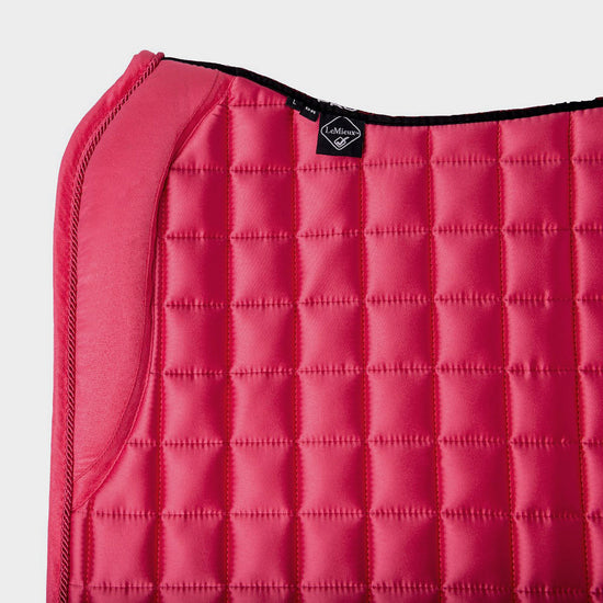 Loire Memory Satin Dressage Square Saddle Pad Watermelon