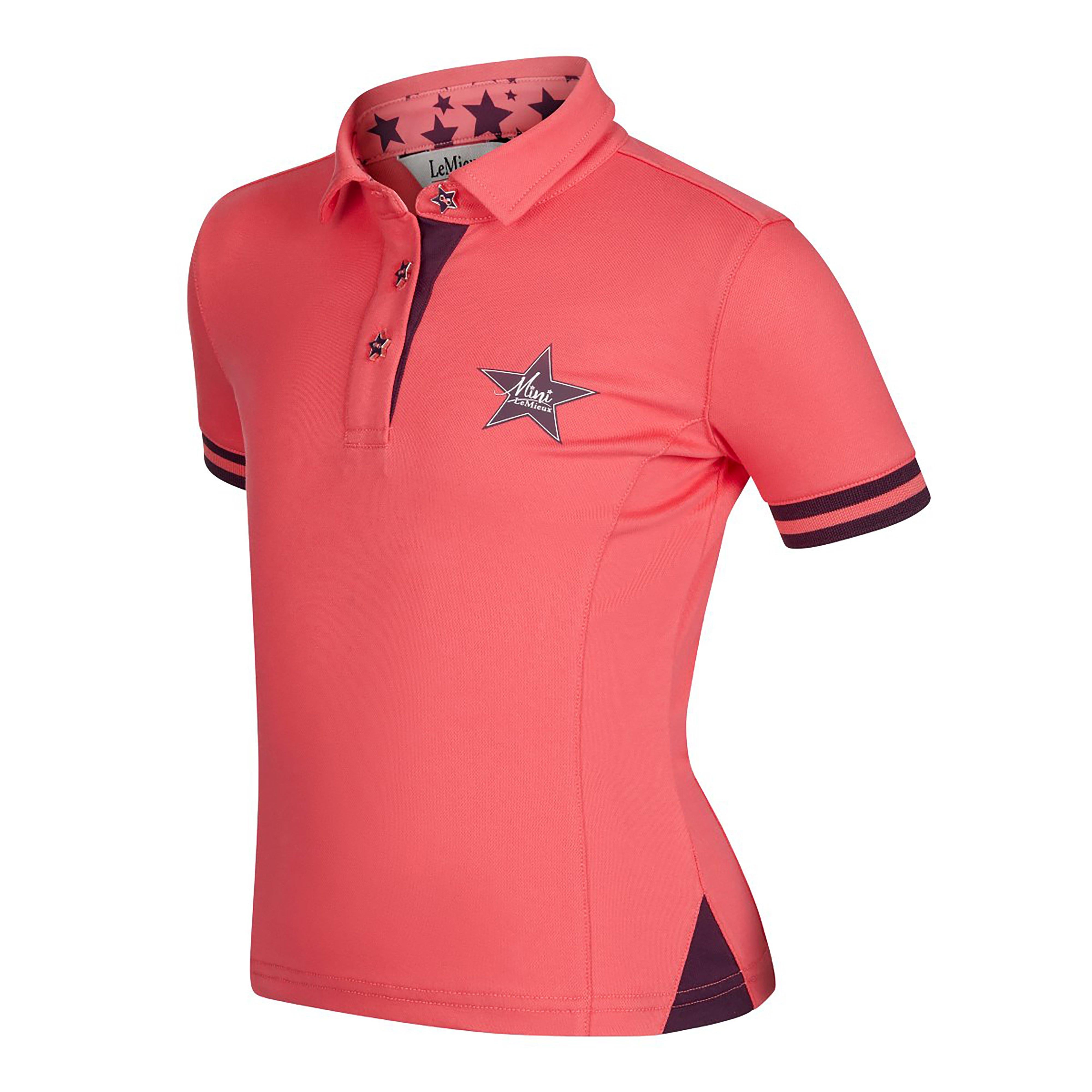 Childs Mini Polo Shirt Papaya