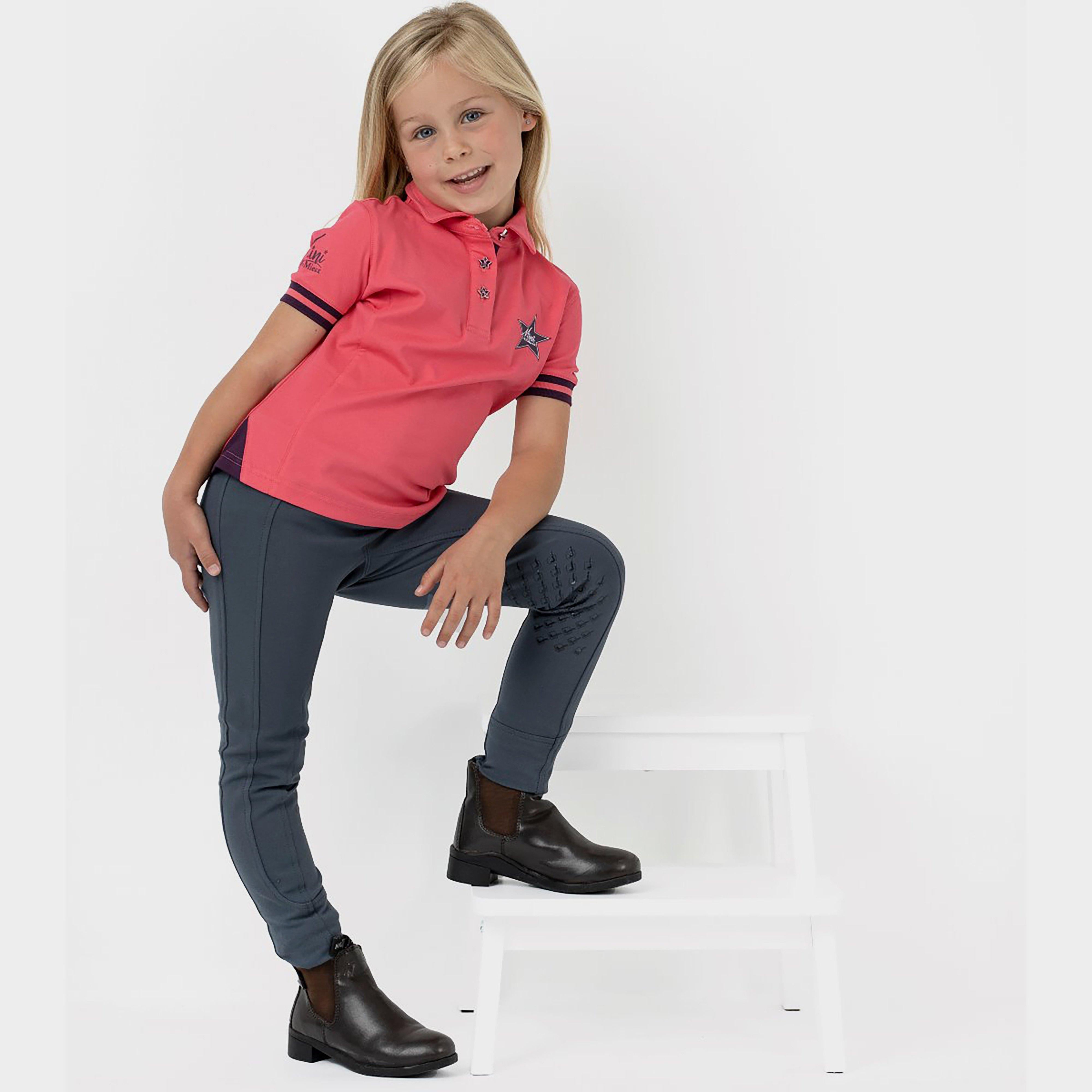 Childs Mini Polo Shirt Papaya