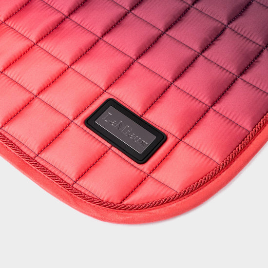 Spectrum Dressage Saddle Pad Papaya/Aubergine