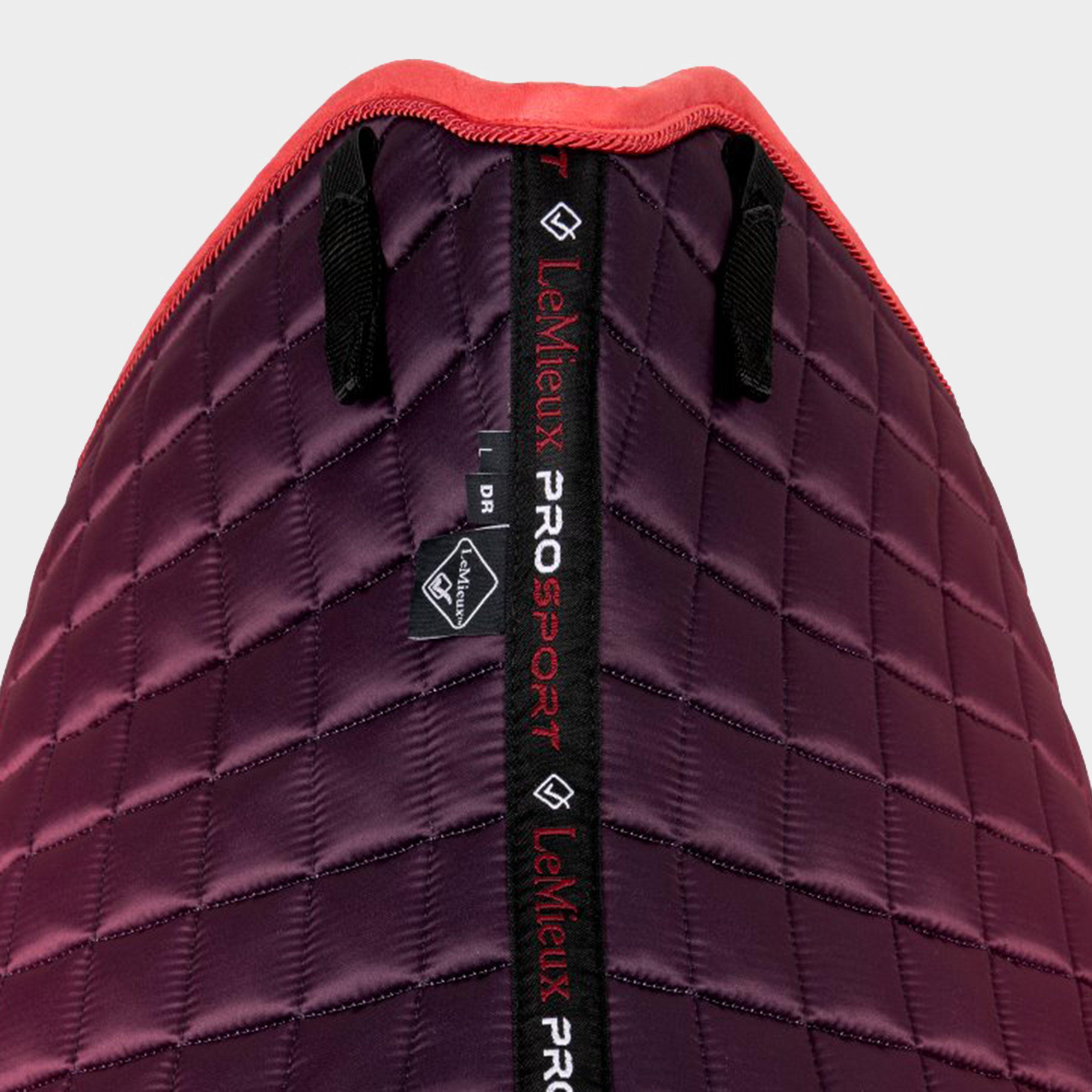 Spectrum Dressage Saddle Pad Papaya/Aubergine