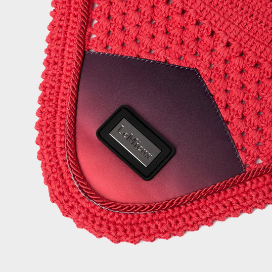 Spectrum Satin Fly Hood Papaya/Aubergine