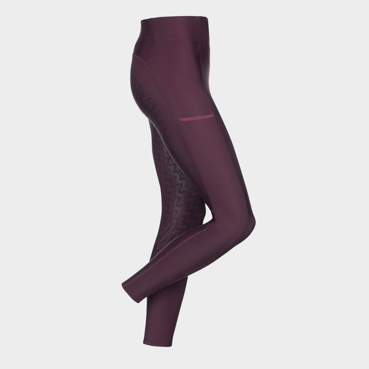 Womens Activewear Summer Pull On Breeches Aubergine