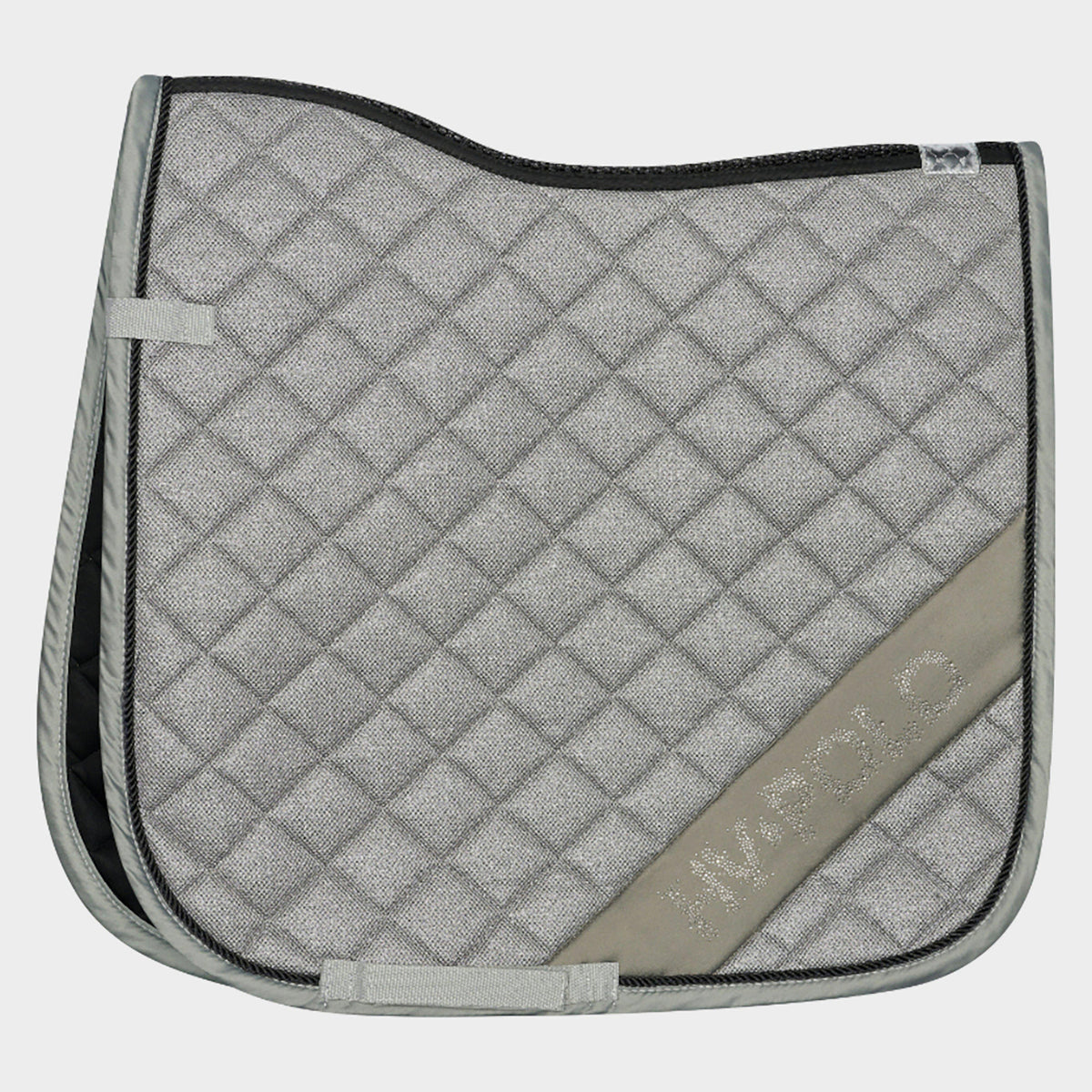 Nina Dressage Saddle Pad Silver Grey