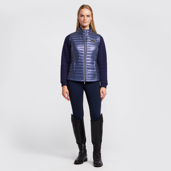 Womens Violet Pearl Gilet Night Shadow