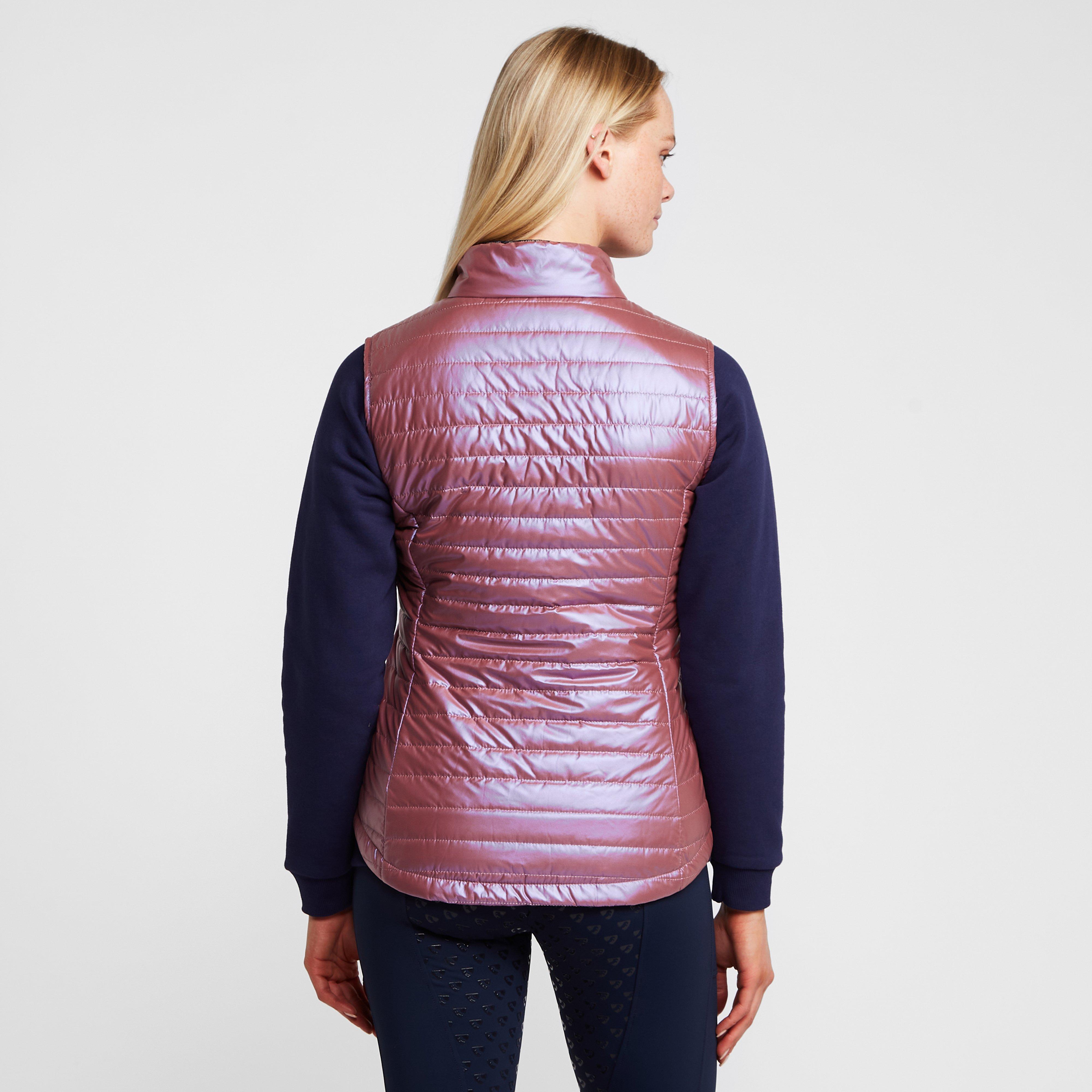 Womens Violet Pearl Gilet Violet Rose