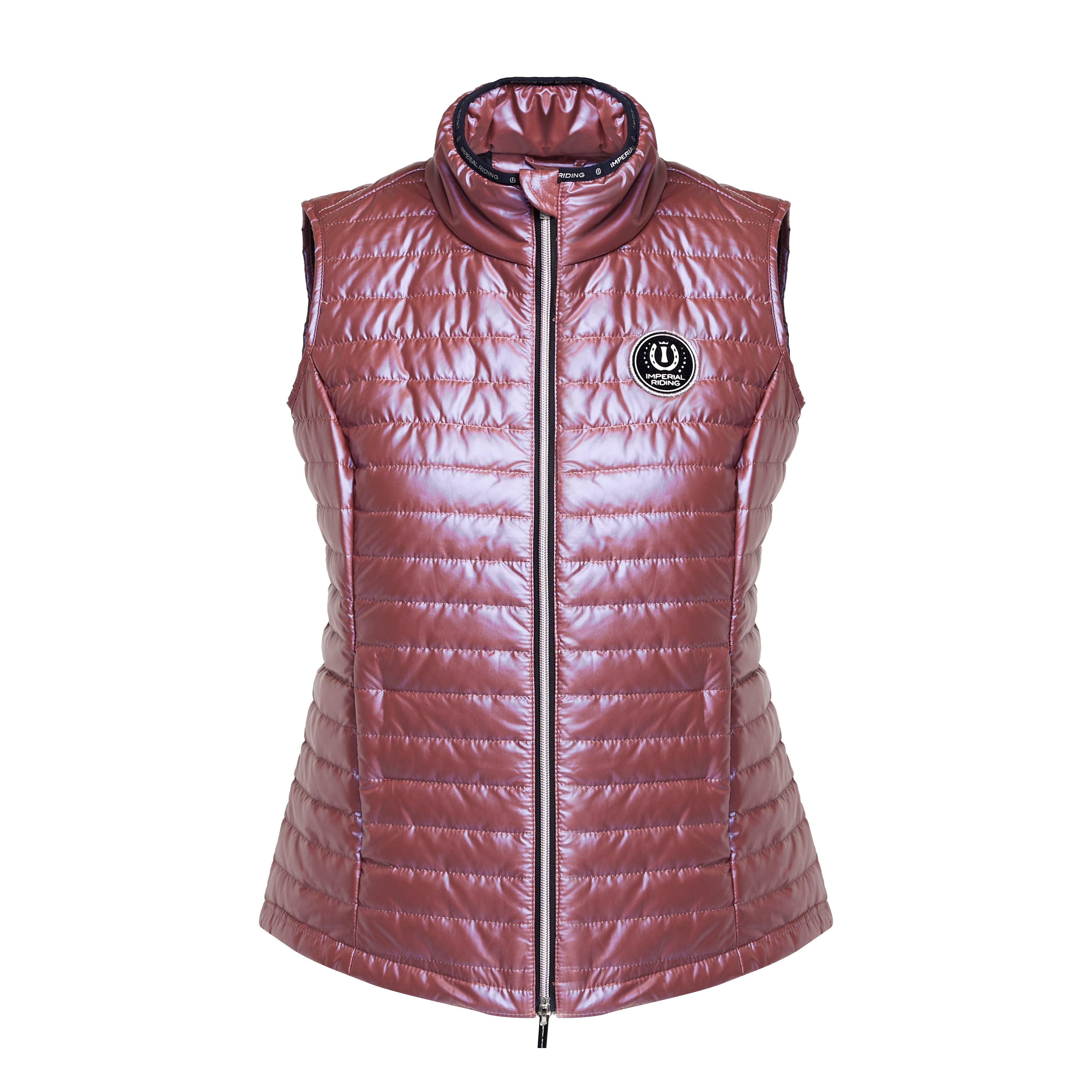 Womens Violet Pearl Gilet Violet Rose