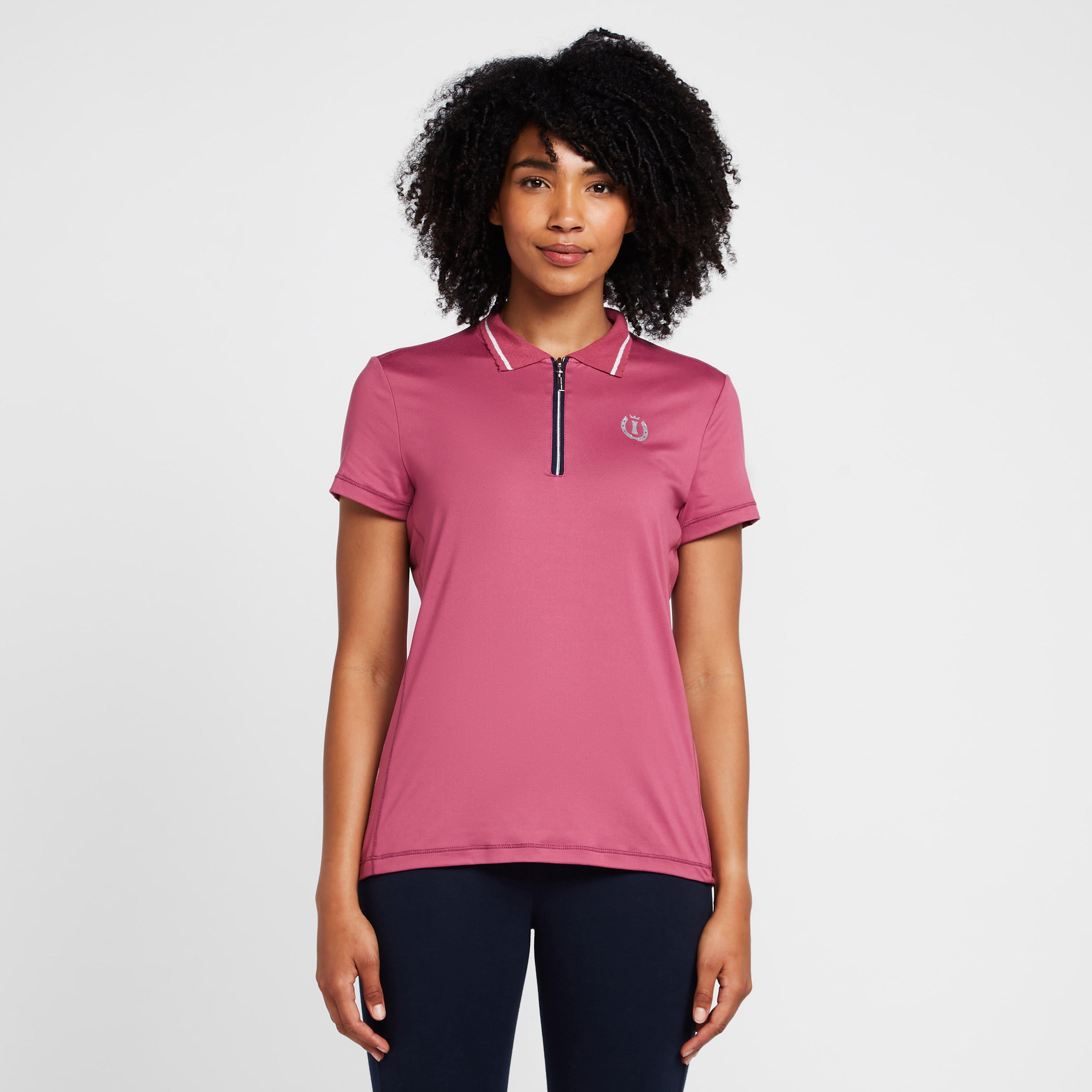 Womens Ruby Polo Shirt Violet Rose