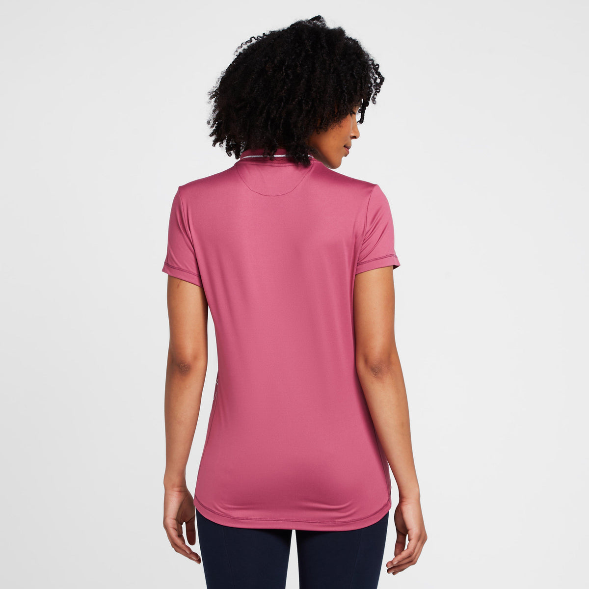 Womens Ruby Polo Shirt Violet Rose