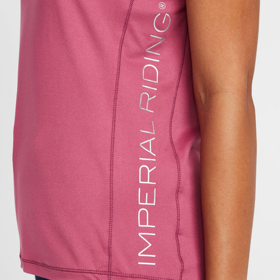 Womens Ruby Polo Shirt Violet Rose