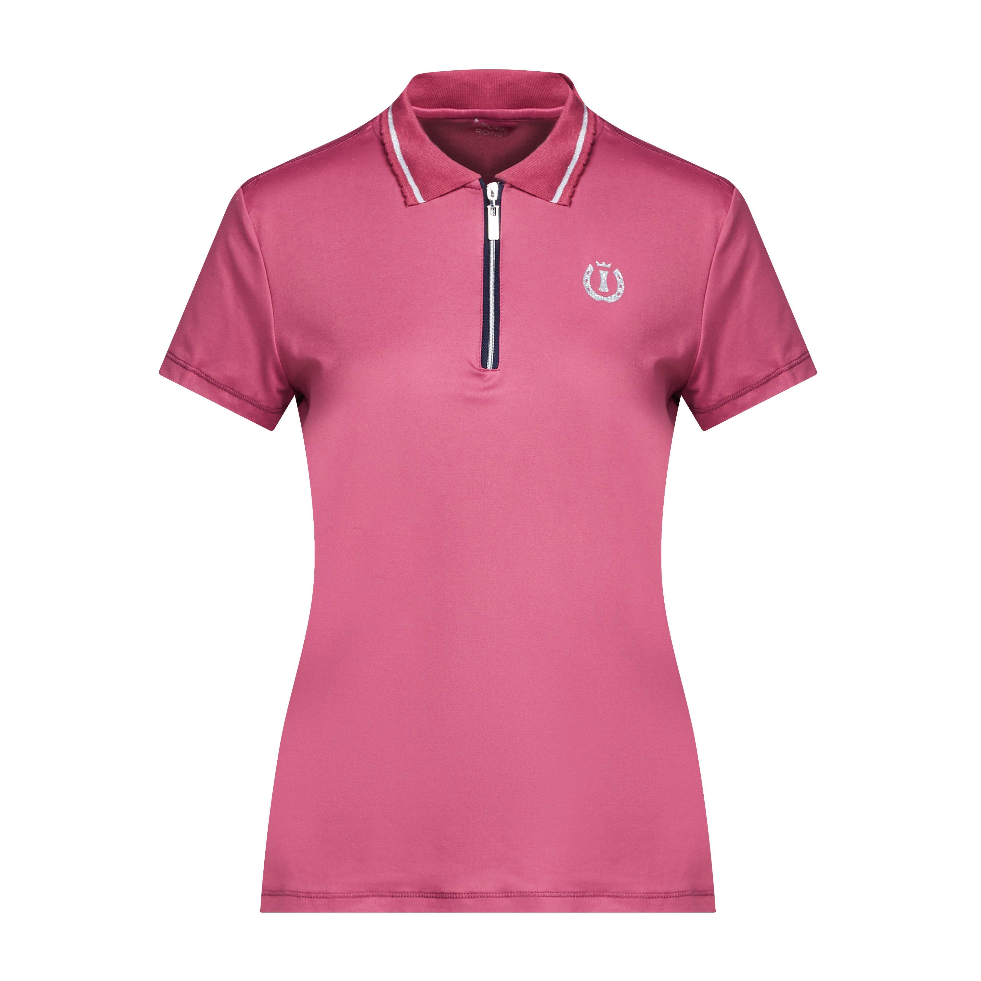 Womens Ruby Polo Shirt Violet Rose
