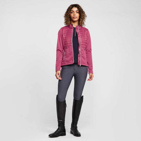 Womens Kiss and Tell Hybrid Jacket Violet Rose