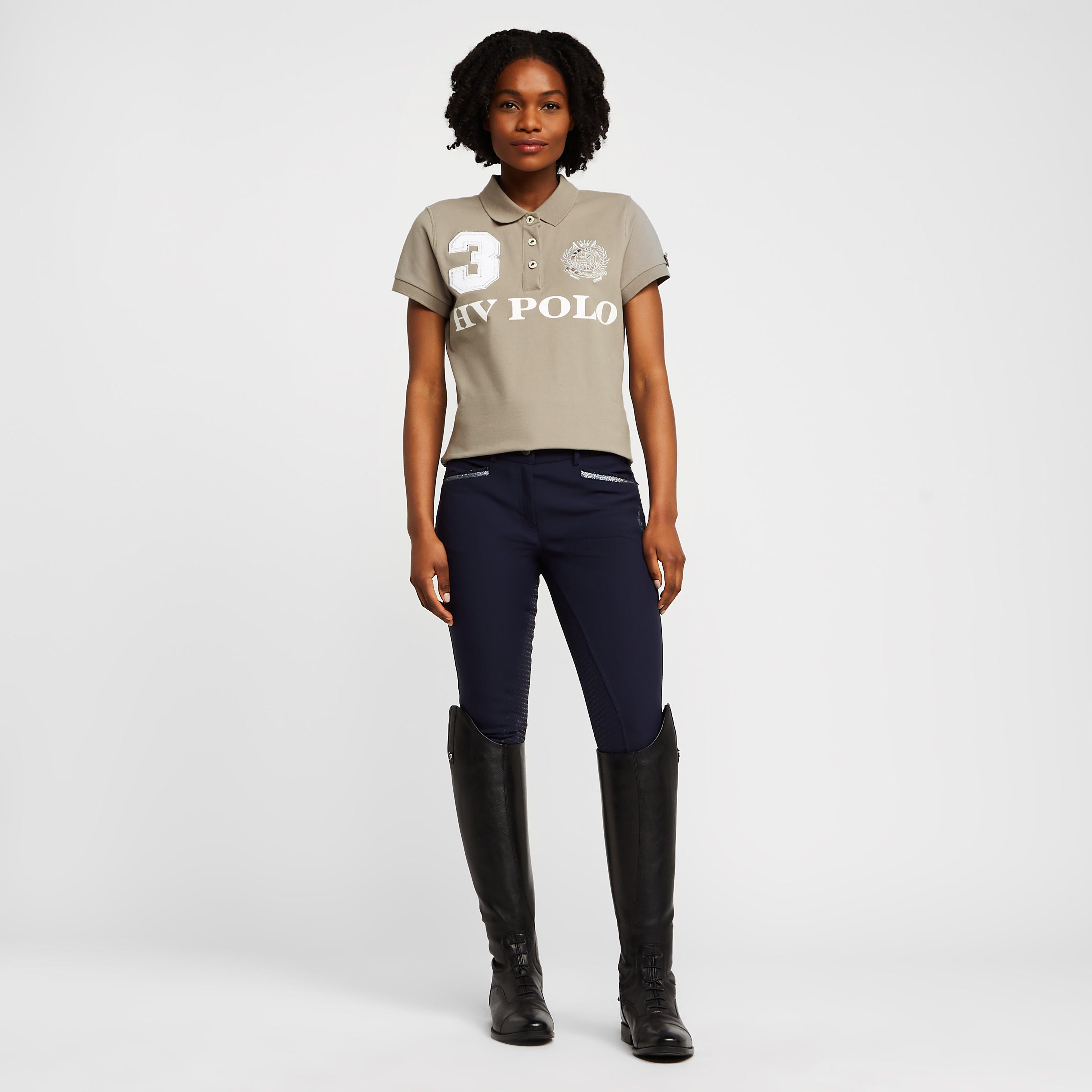 Womens El Capone Full Grip Breeches Navy