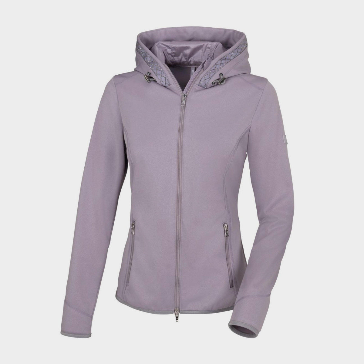 Womens Dalina Coat Silk Purple