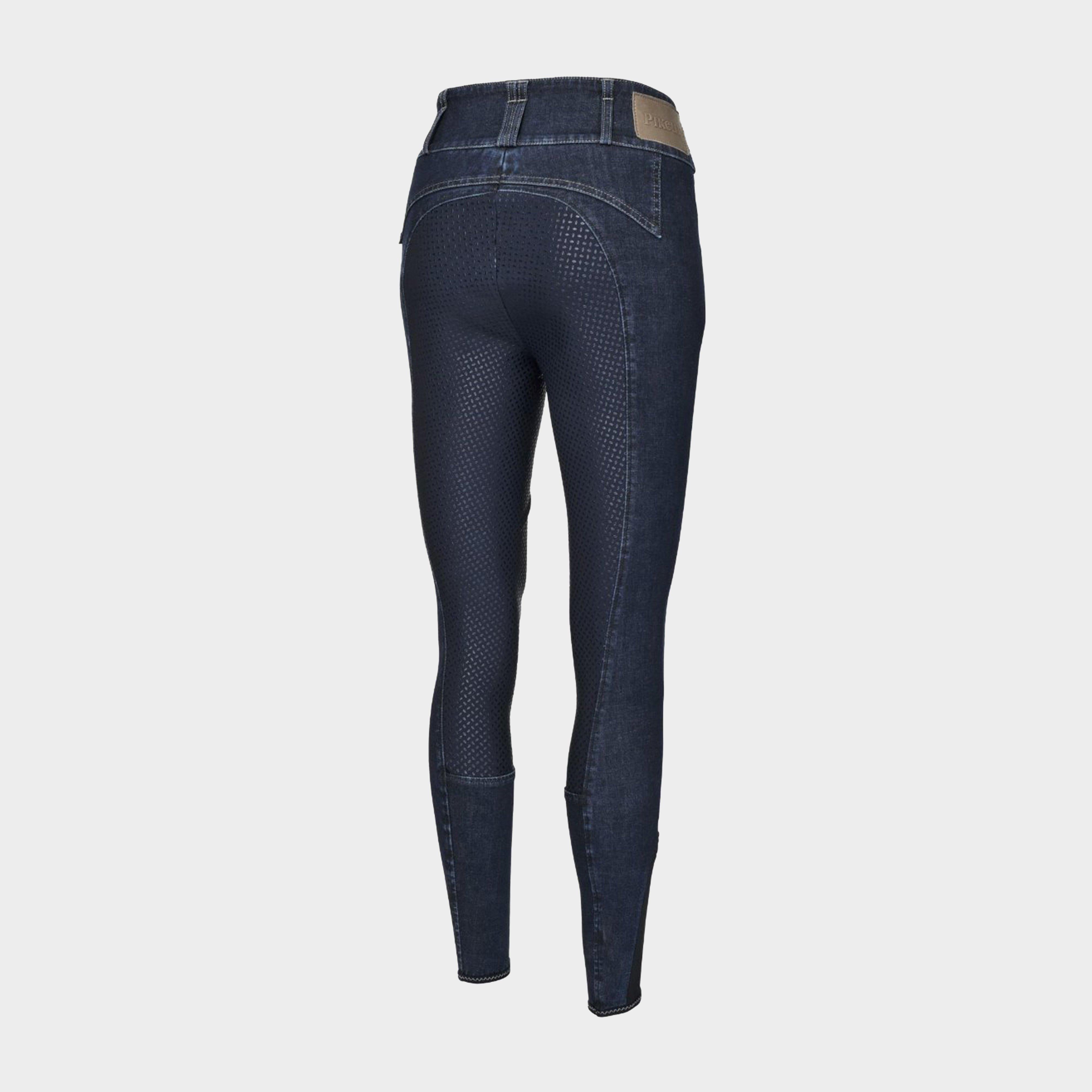 Womens Candela Jean Full Seat Breeches Denim Blue