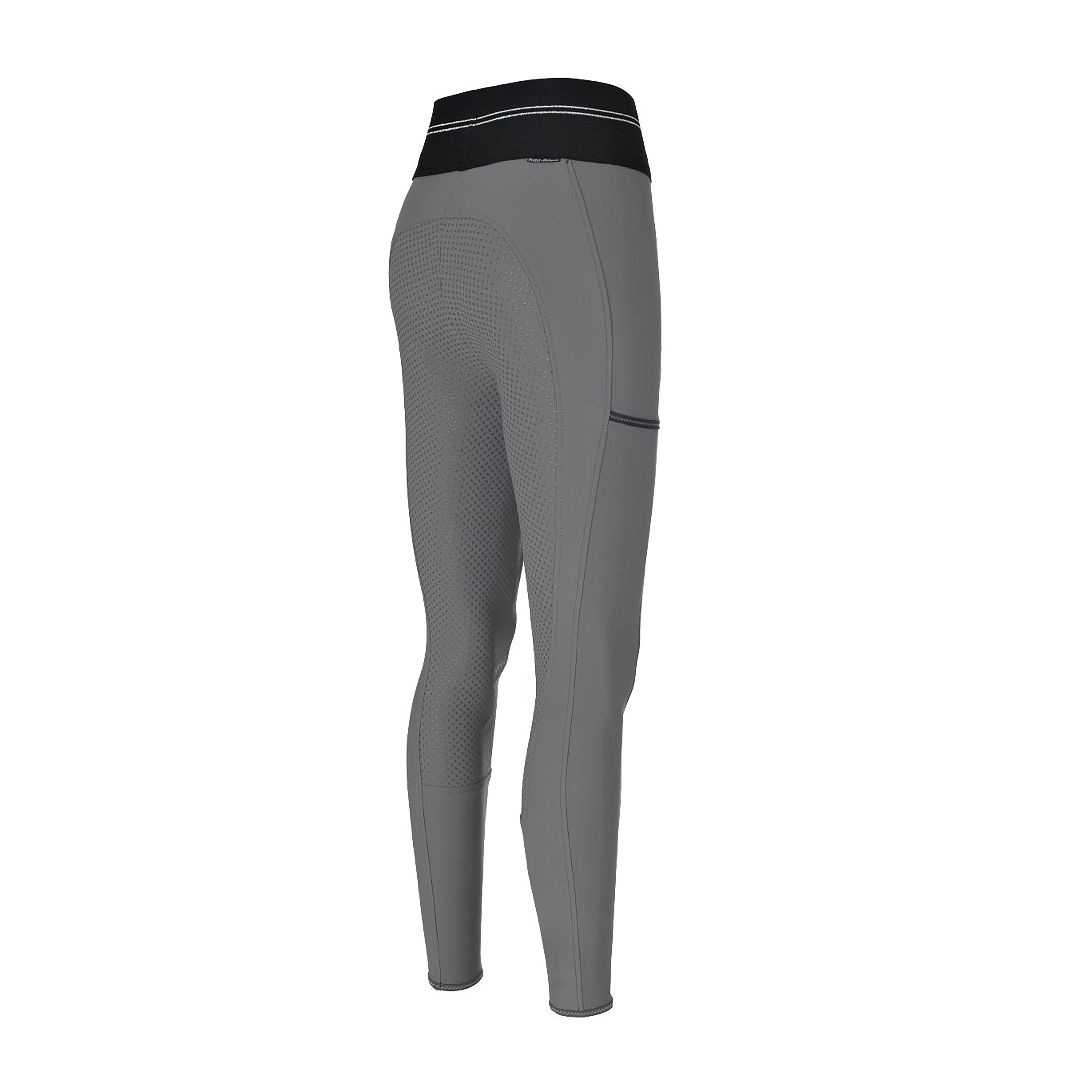 Womens Gia Grip Athleisure Breeches Light Grey