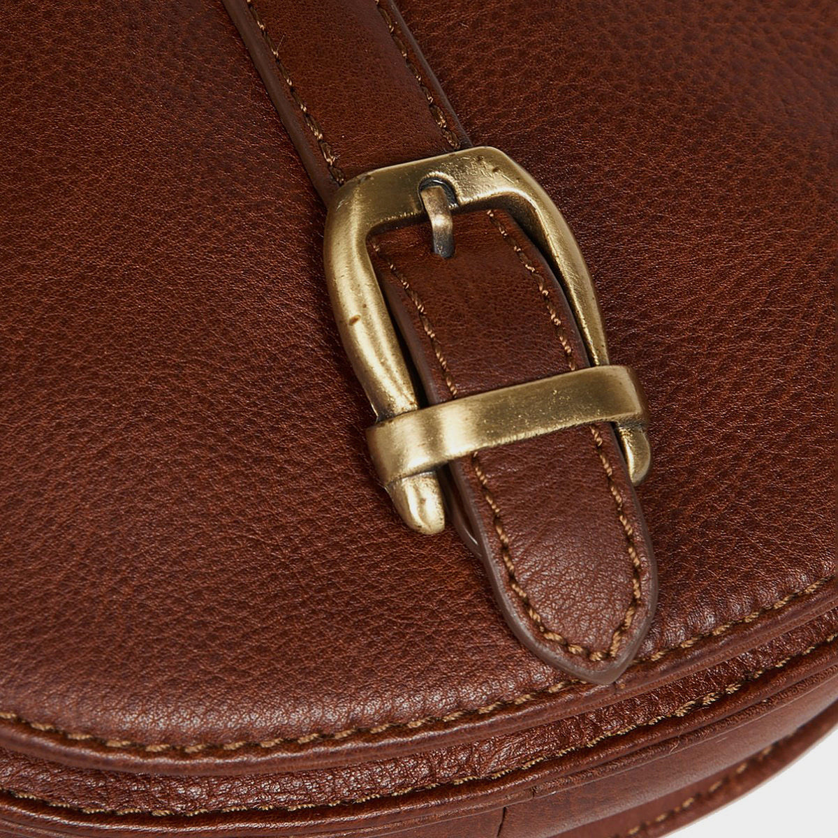 Laire Leather Saddle Bag Brown