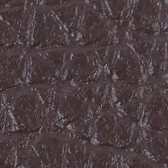 Grain Leather Card Holder Dark Brown