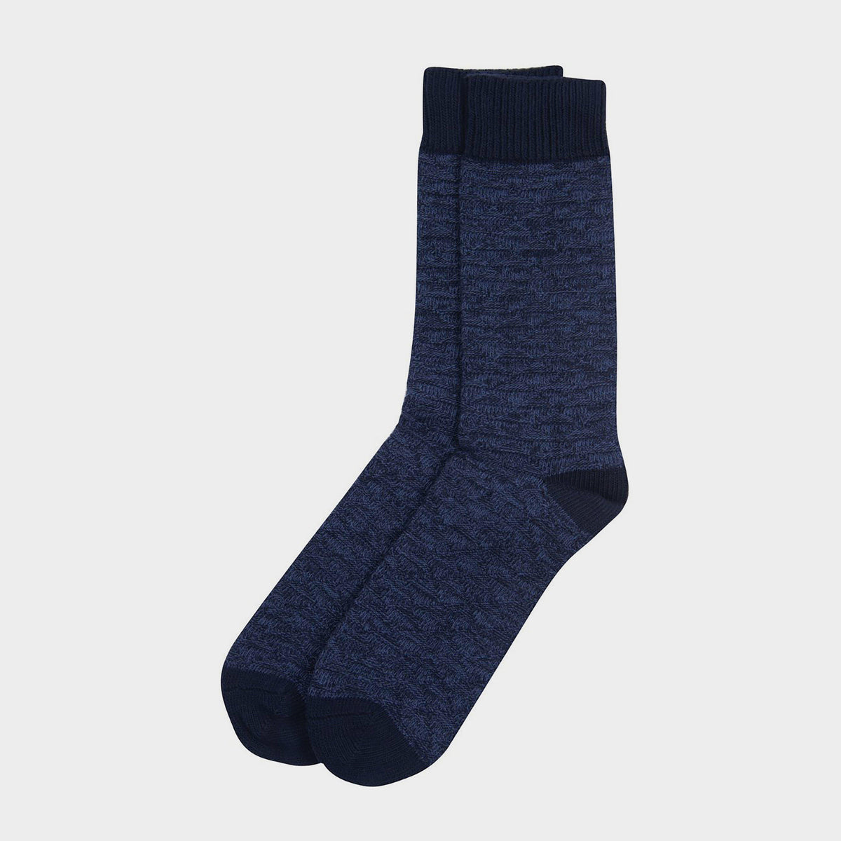 Texture Twist Socks Navy