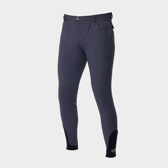 Mens Elite Classic Pleated Breeches Navy