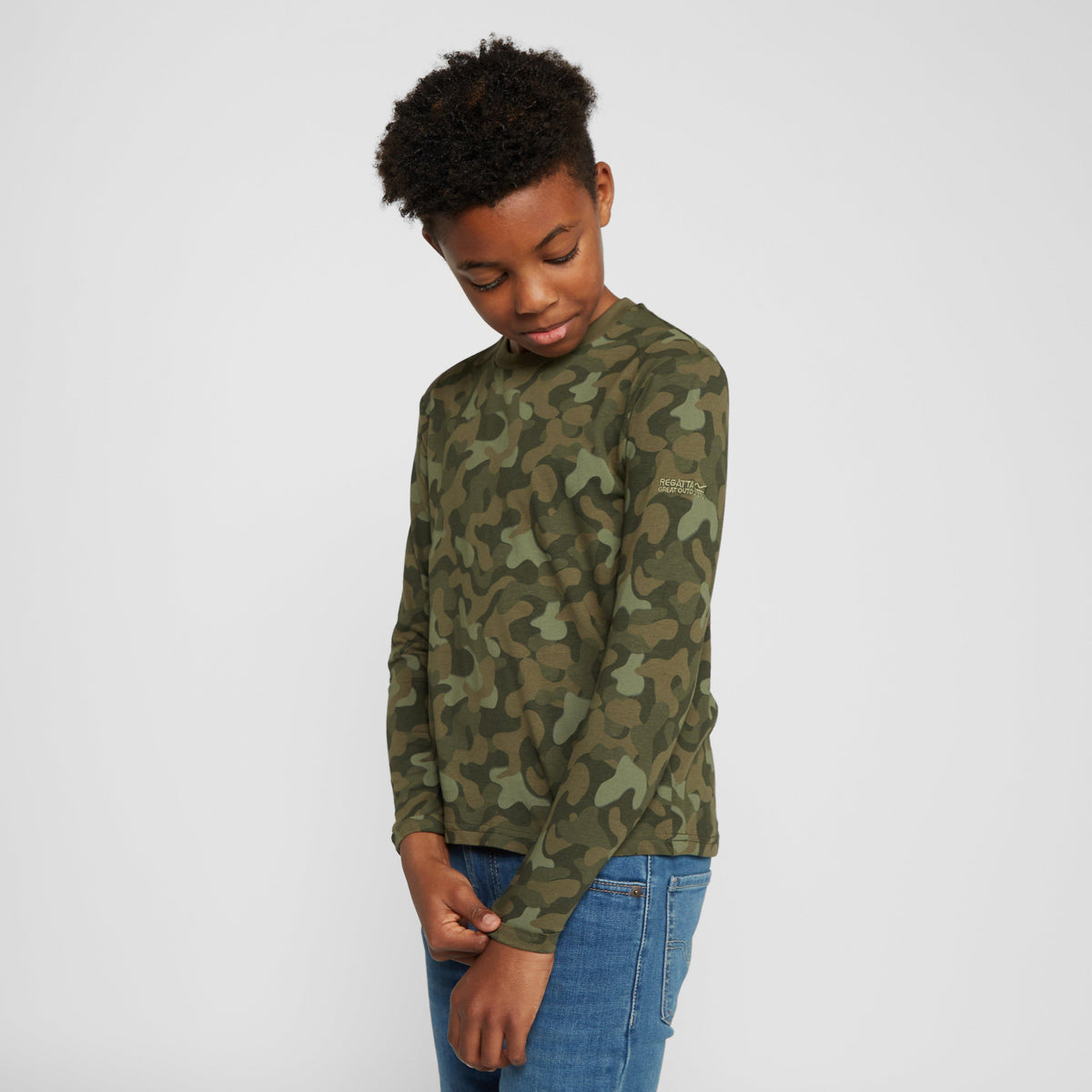 Kids Wenbie III Long-Sleeved Top Khaki