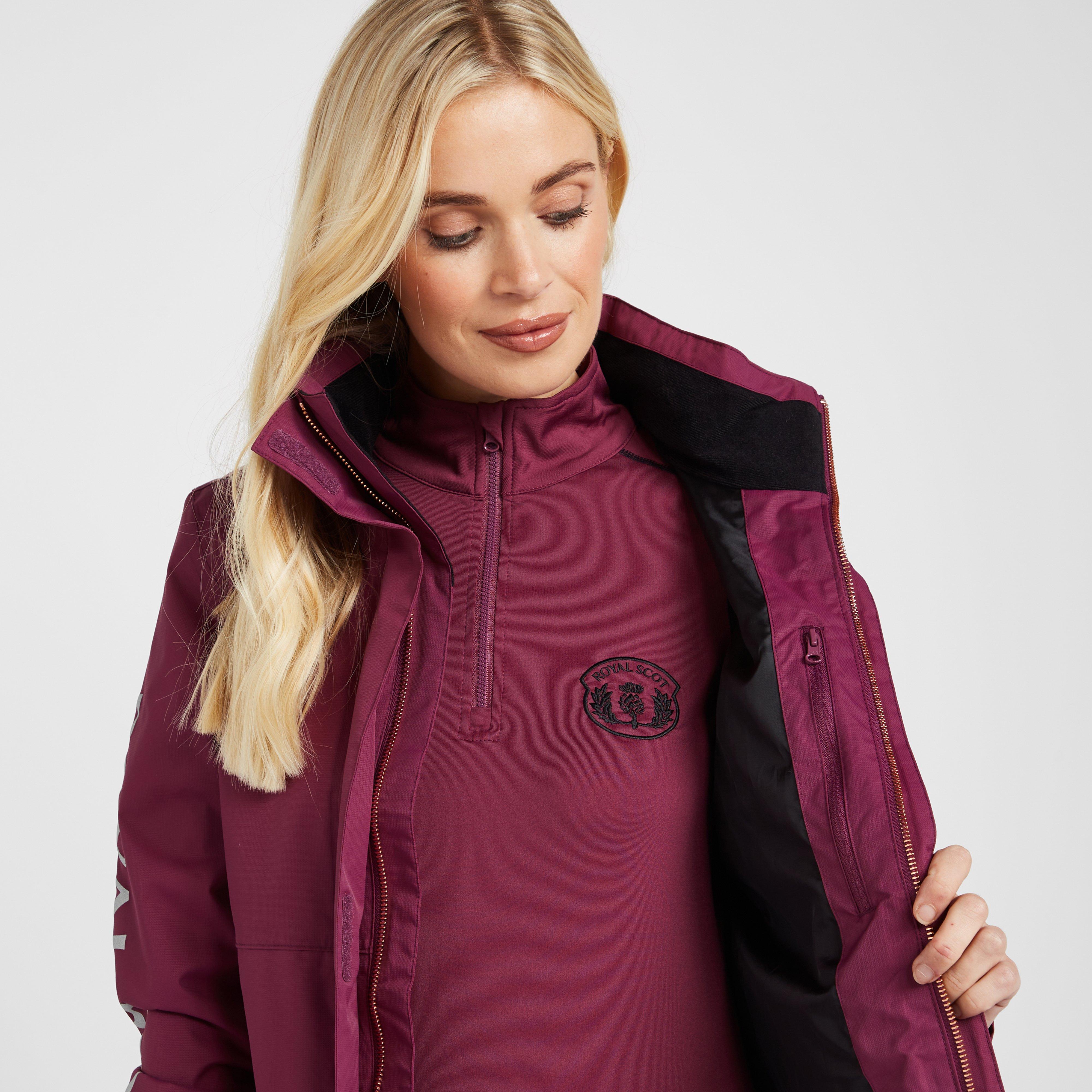 Womens Olivia Waterproof Riding Jacket Wine