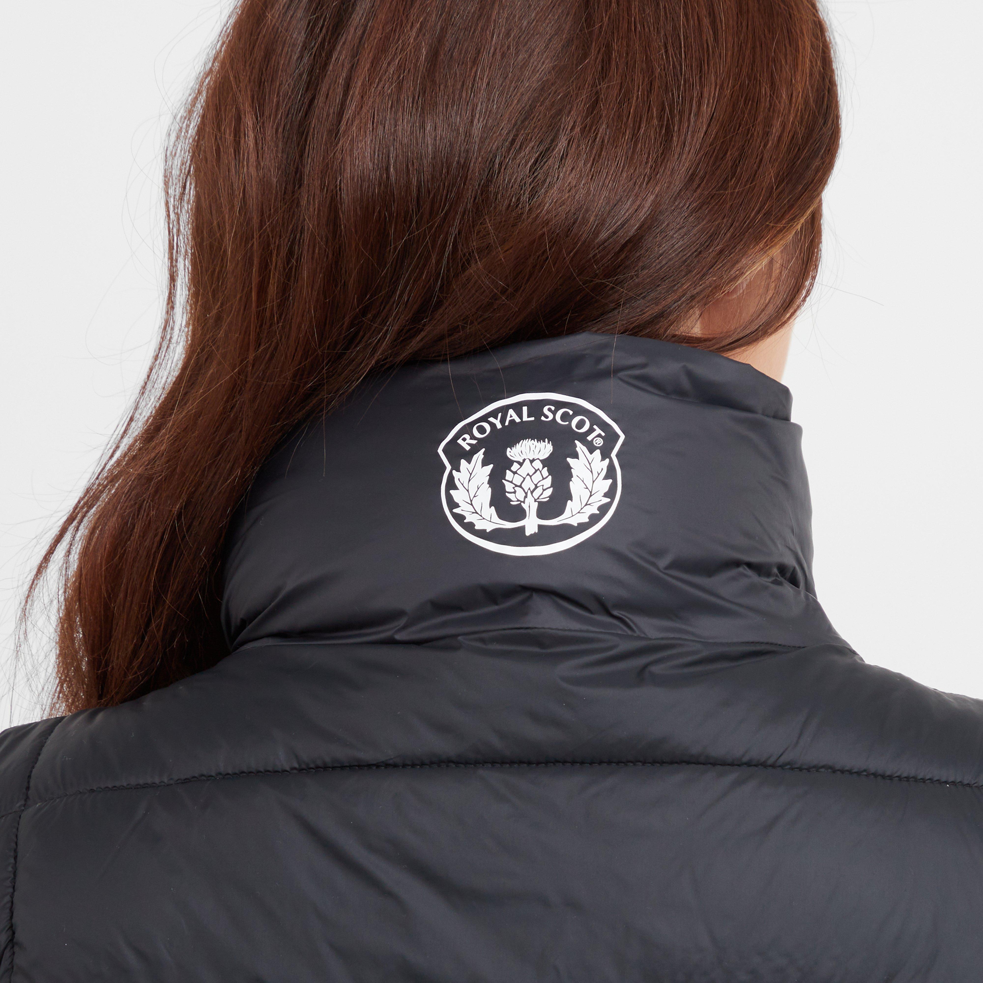 Womens Emma Baffle Gilet Black