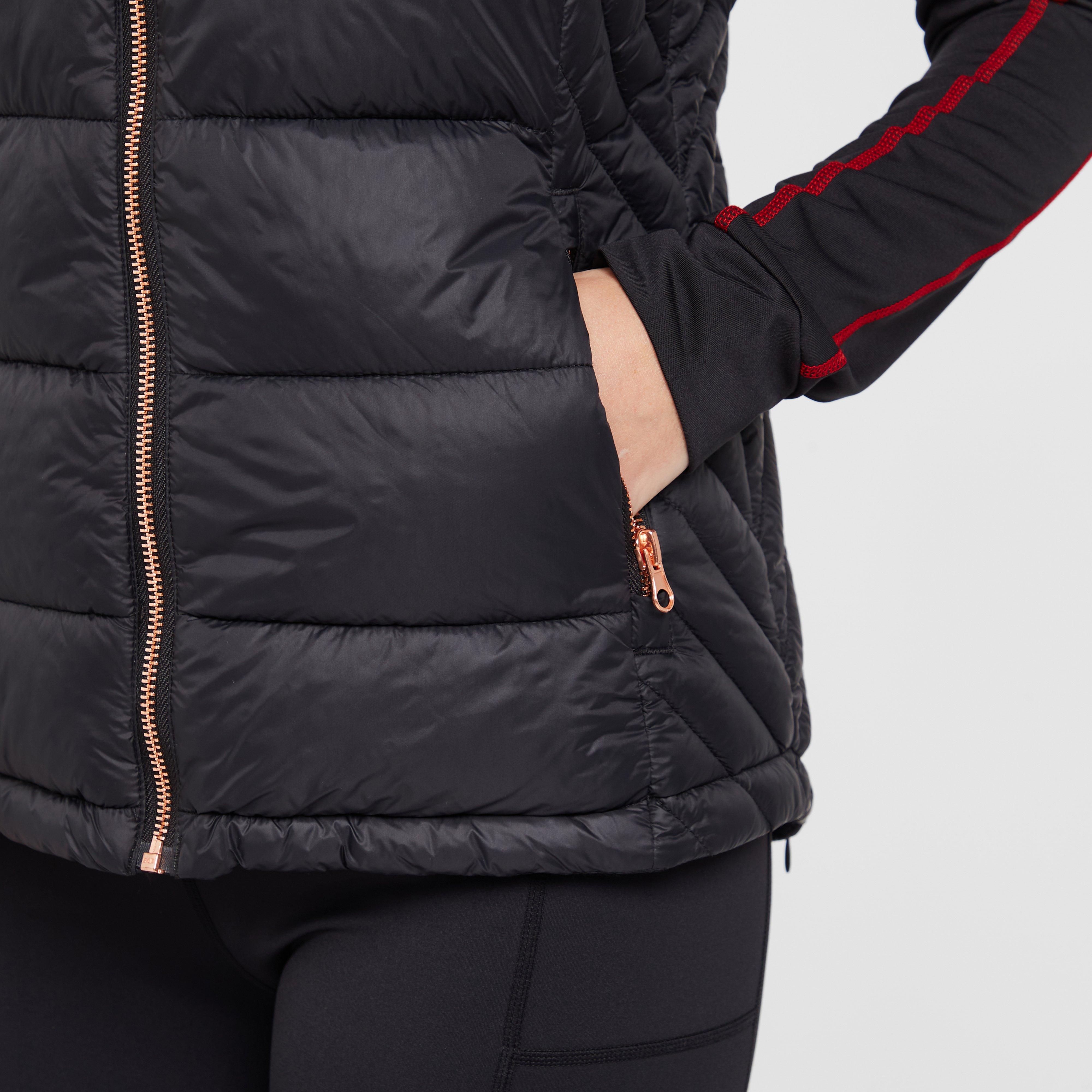 Womens Emma Baffle Gilet Black