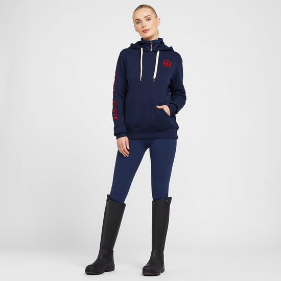 Womens Abigail Hooded Sweater Dark Blue