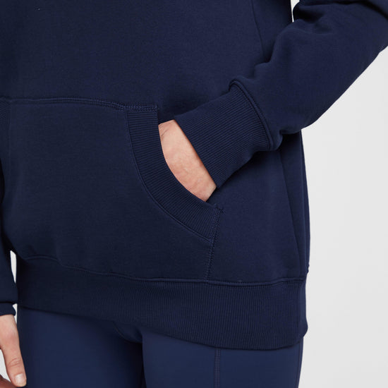 Womens Abigail Hooded Sweater Dark Blue