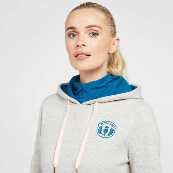 Womens Abigail Hooded Sweatshirt Grey Marl