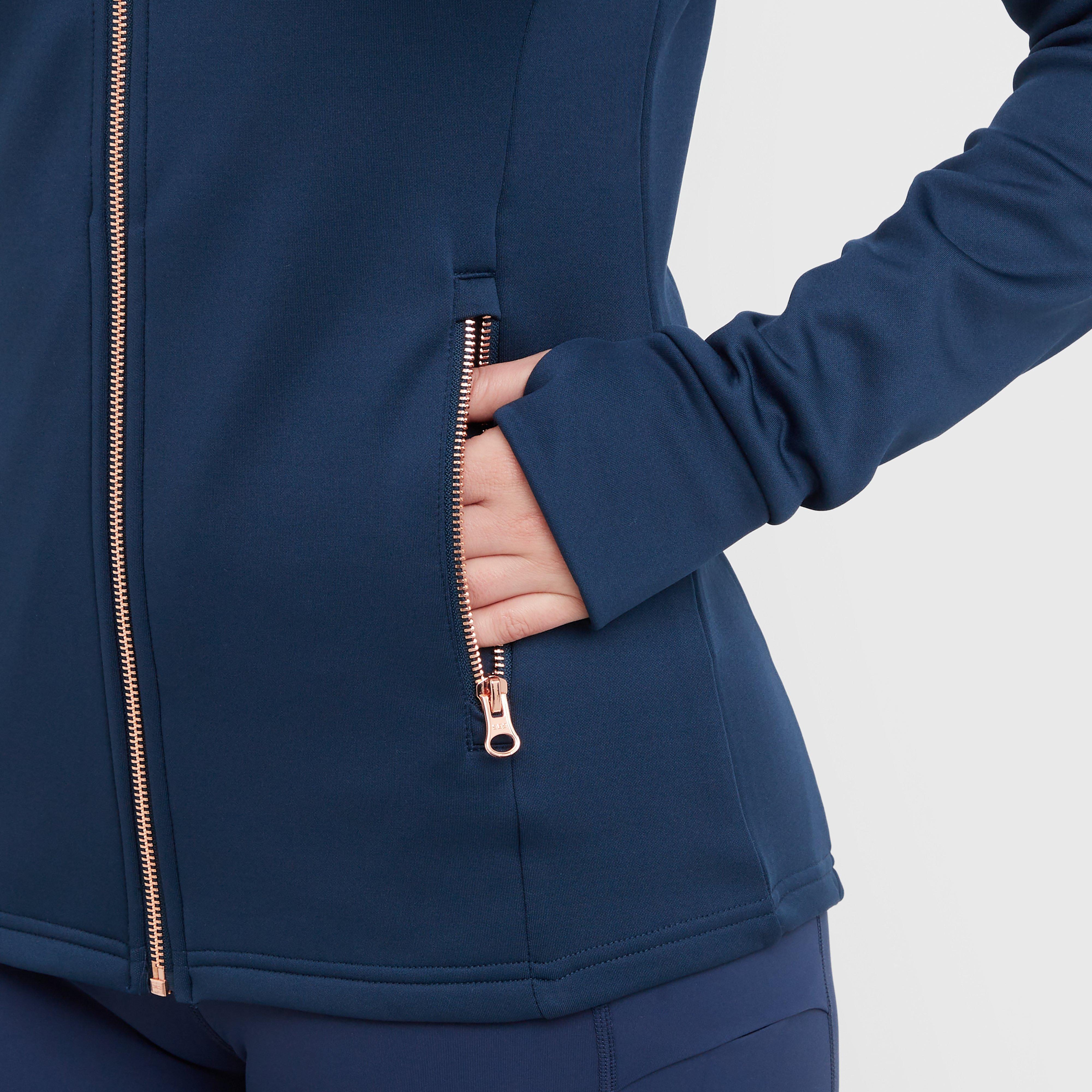 Womens Ava Full Zip Fleece Dark Blue