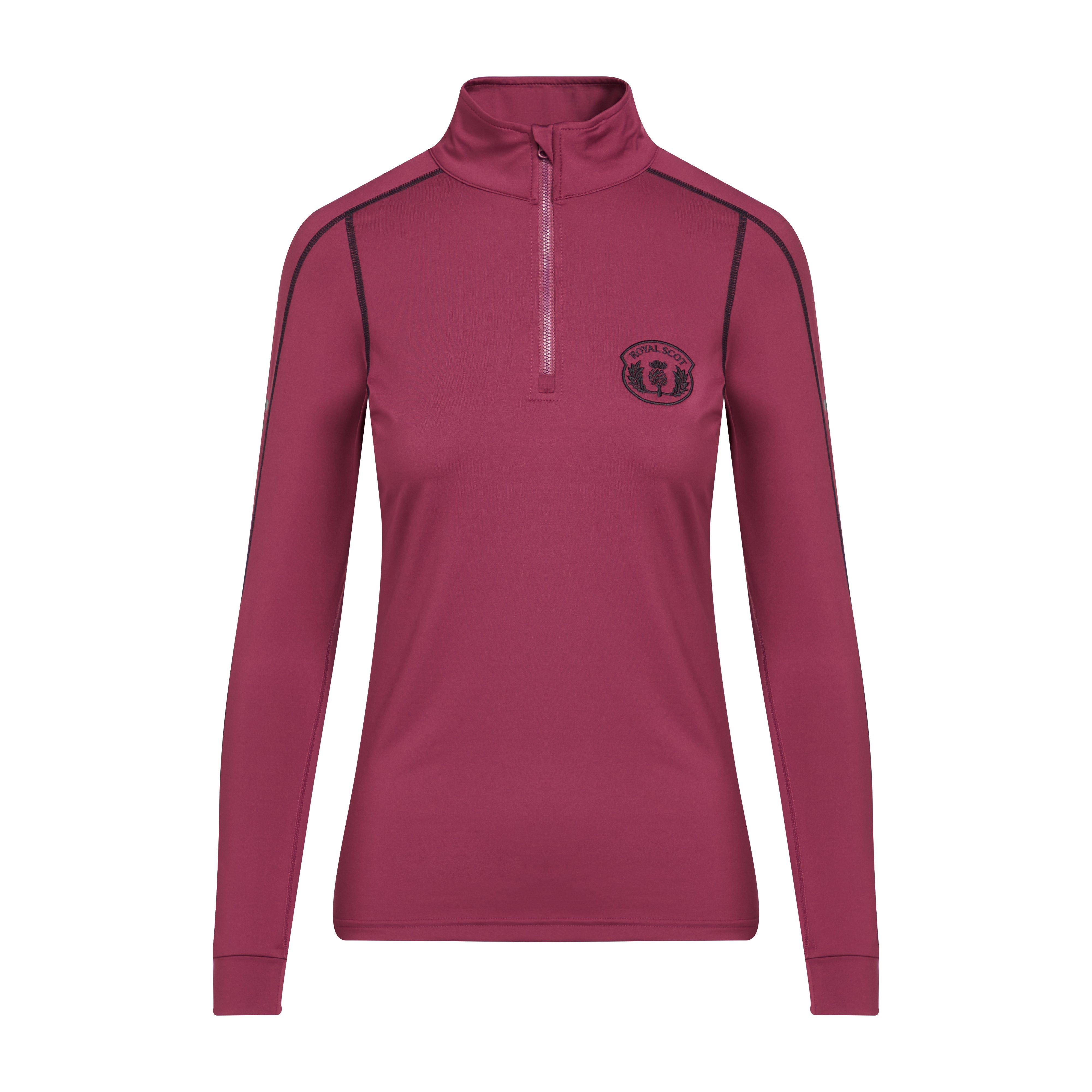 Womens Gracie Long Sleeved Base Layer Wine