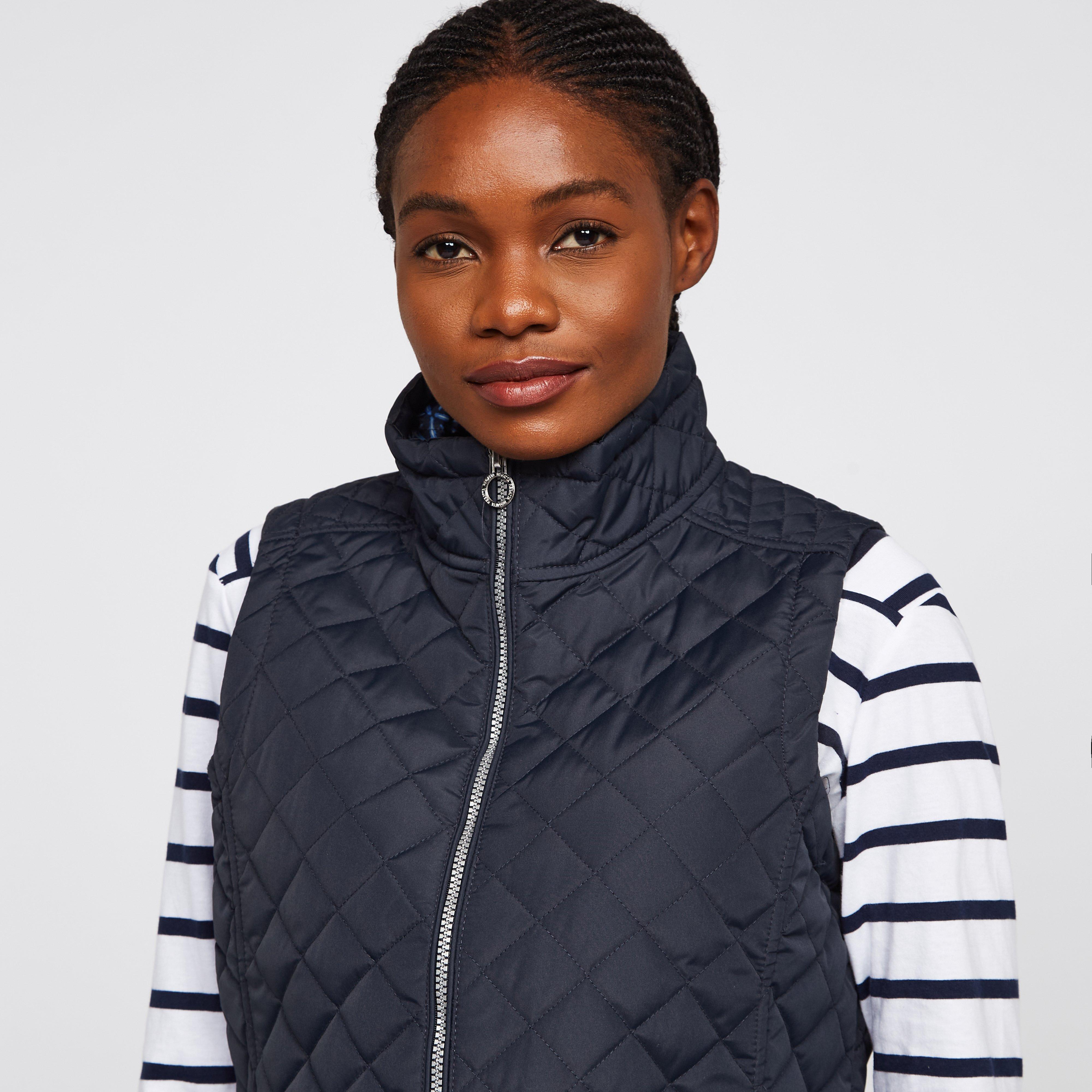 Womens Charleigh Quilted Bodywarmer Navy Tile