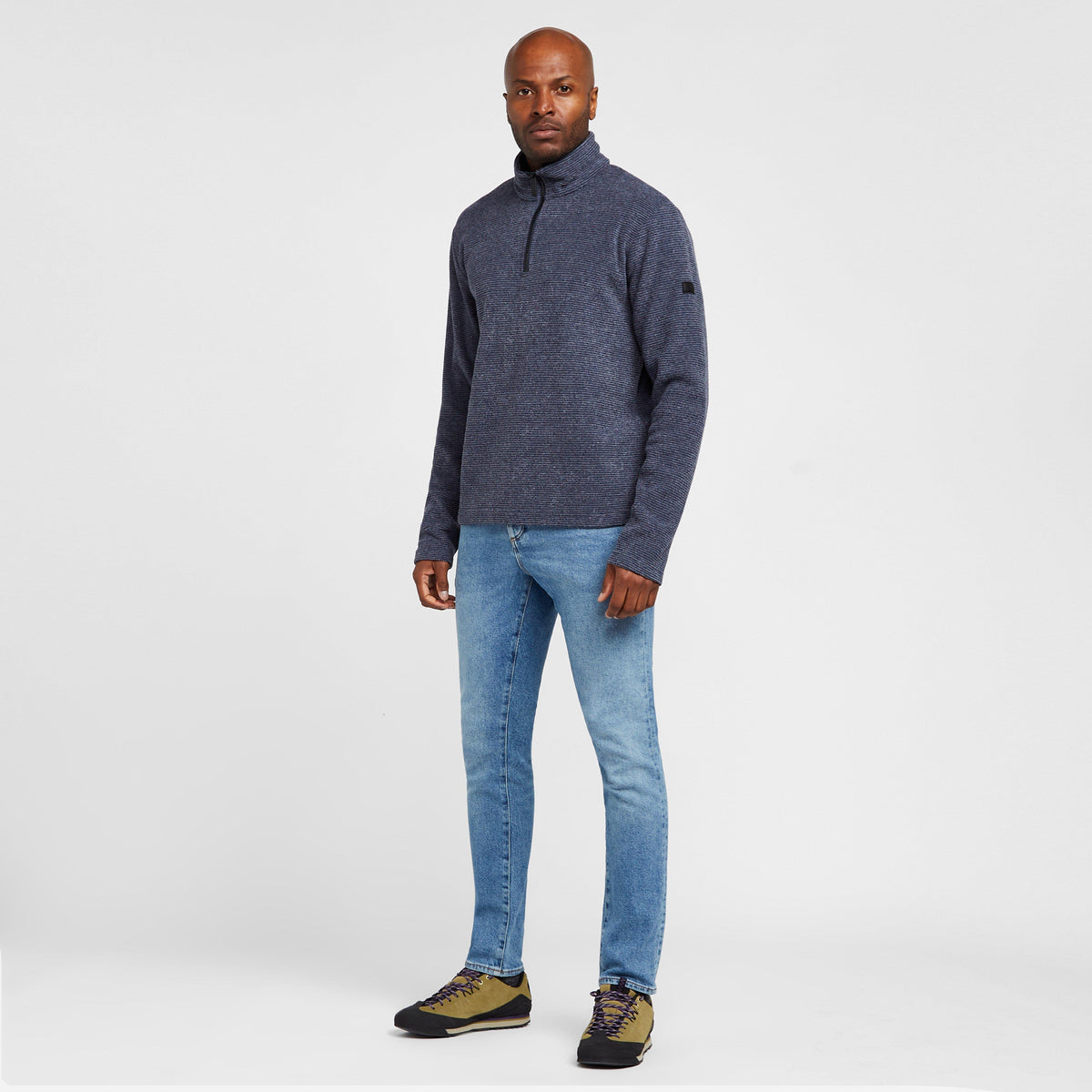 Mens Edley Fleece Rhino Heather Marl