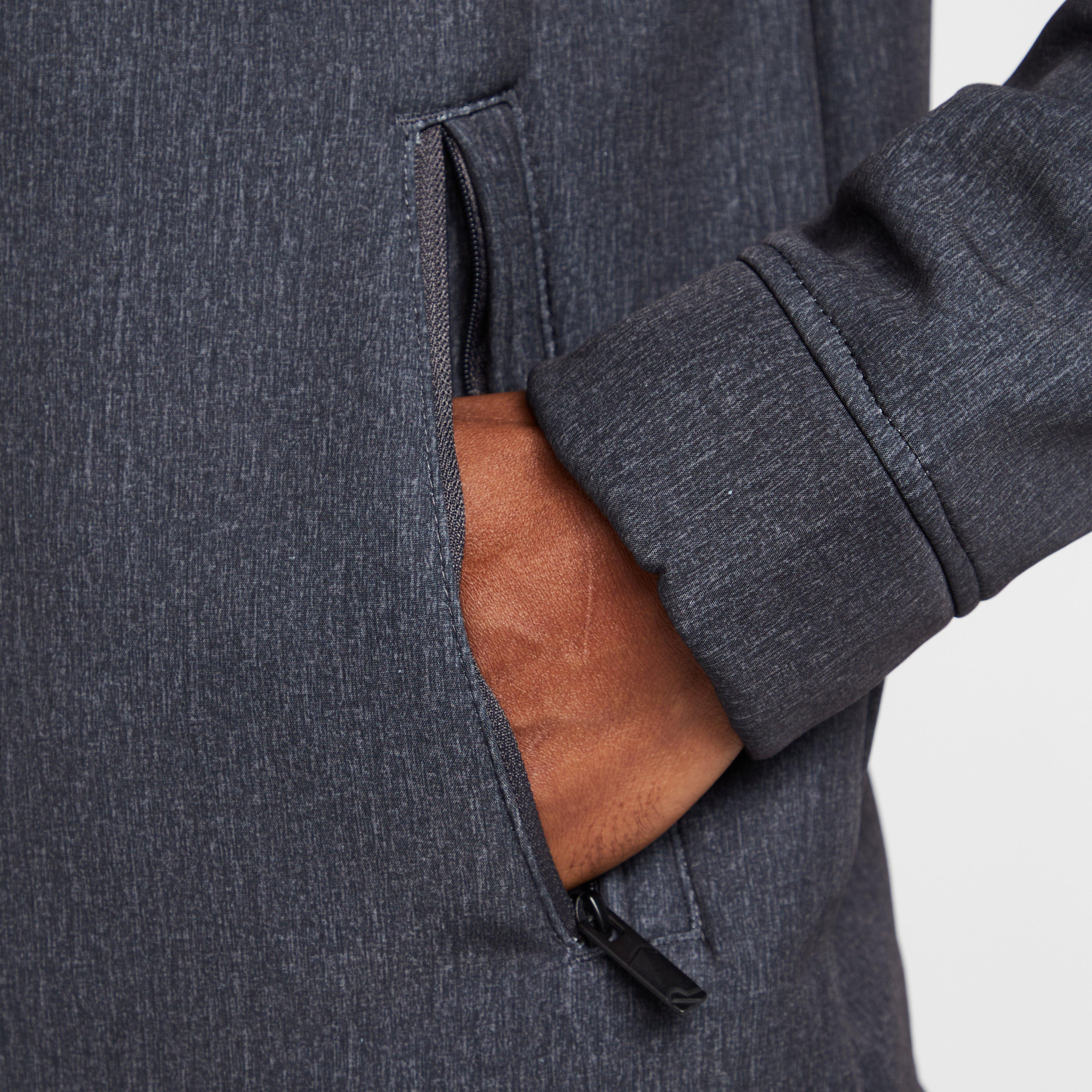 Mens Caelum Full Zip Fleece Grey