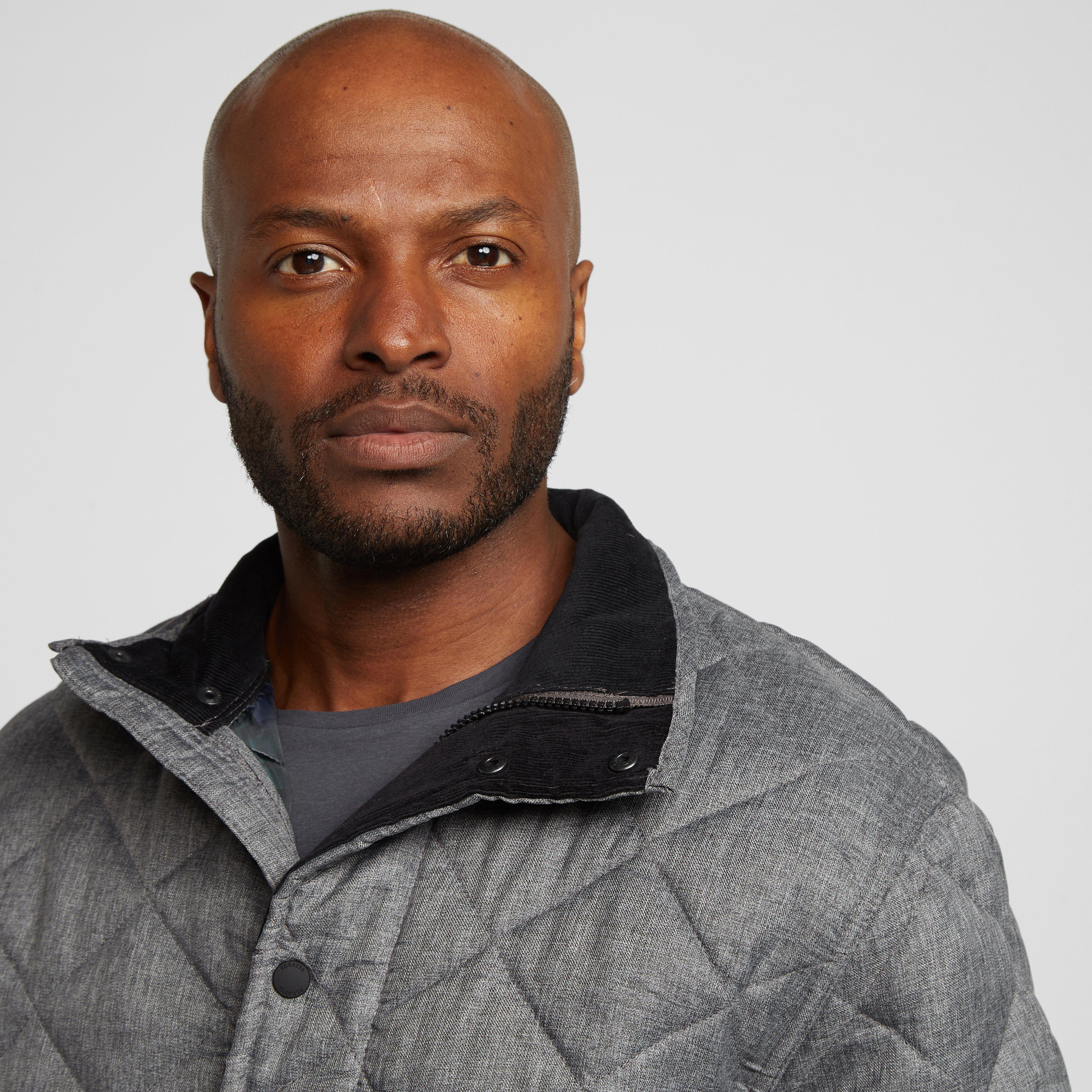 Mens Londyn Quilted Jacket Grey