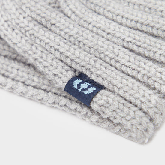 Adults Knotted Headband Grey Marl